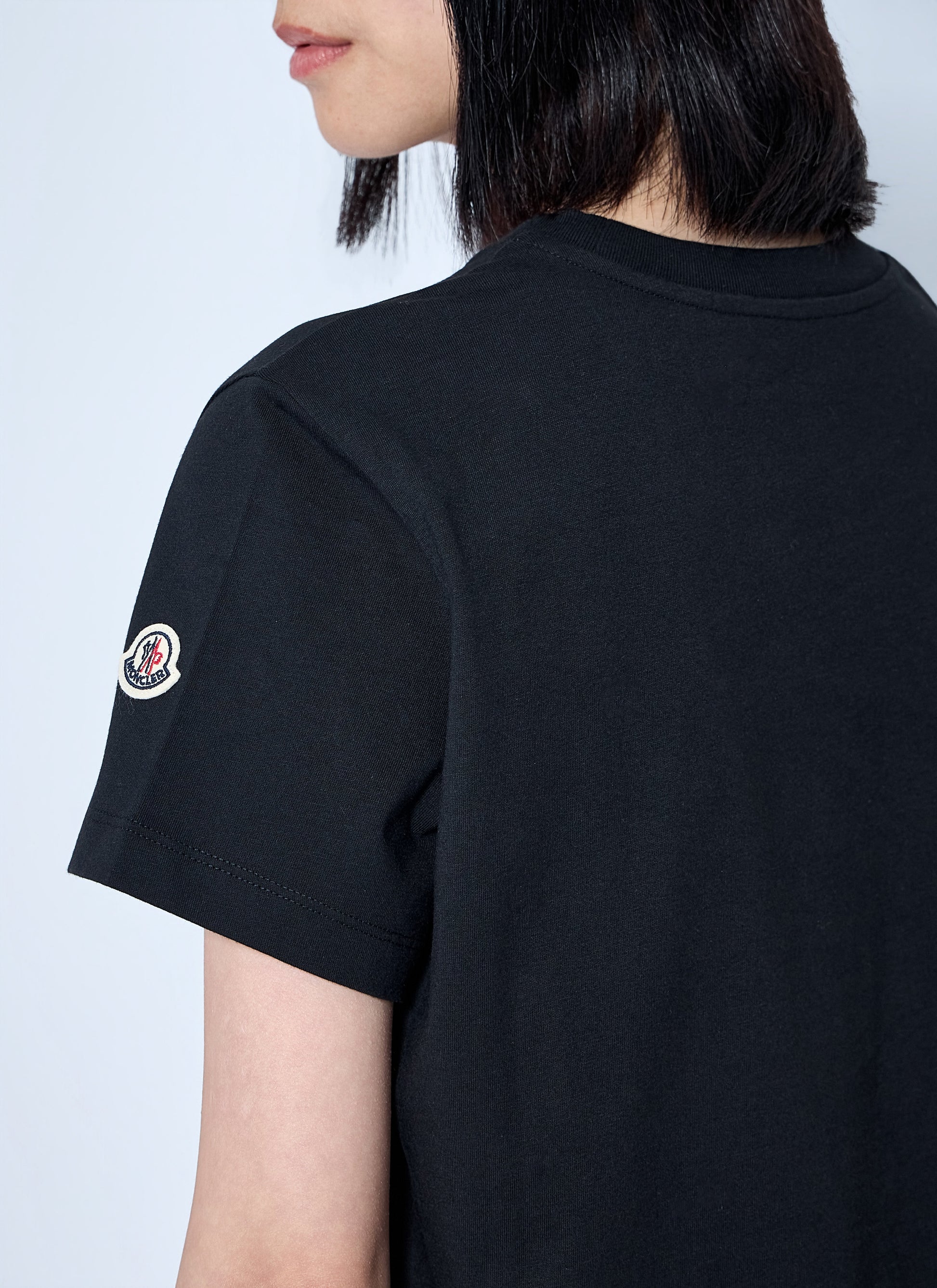 Moncler Women Logo Embroidered T-Shirt MONCLER
