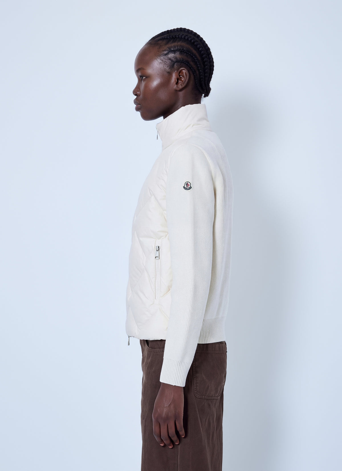 Moncler Women Wool & Cashmere Padded Zip-Up Cardigan MONCLER