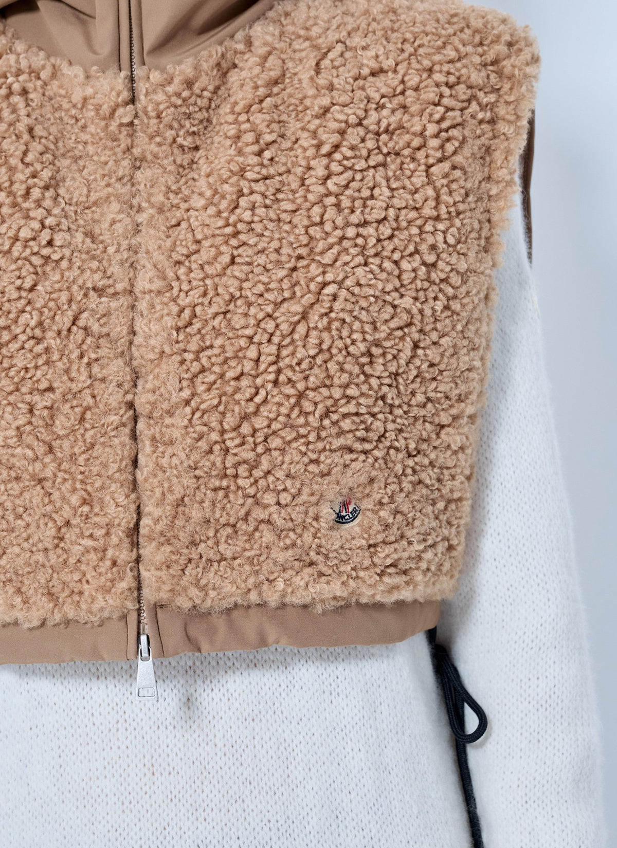 Moncler Women Sherpa Hooded Overlay MONCLER