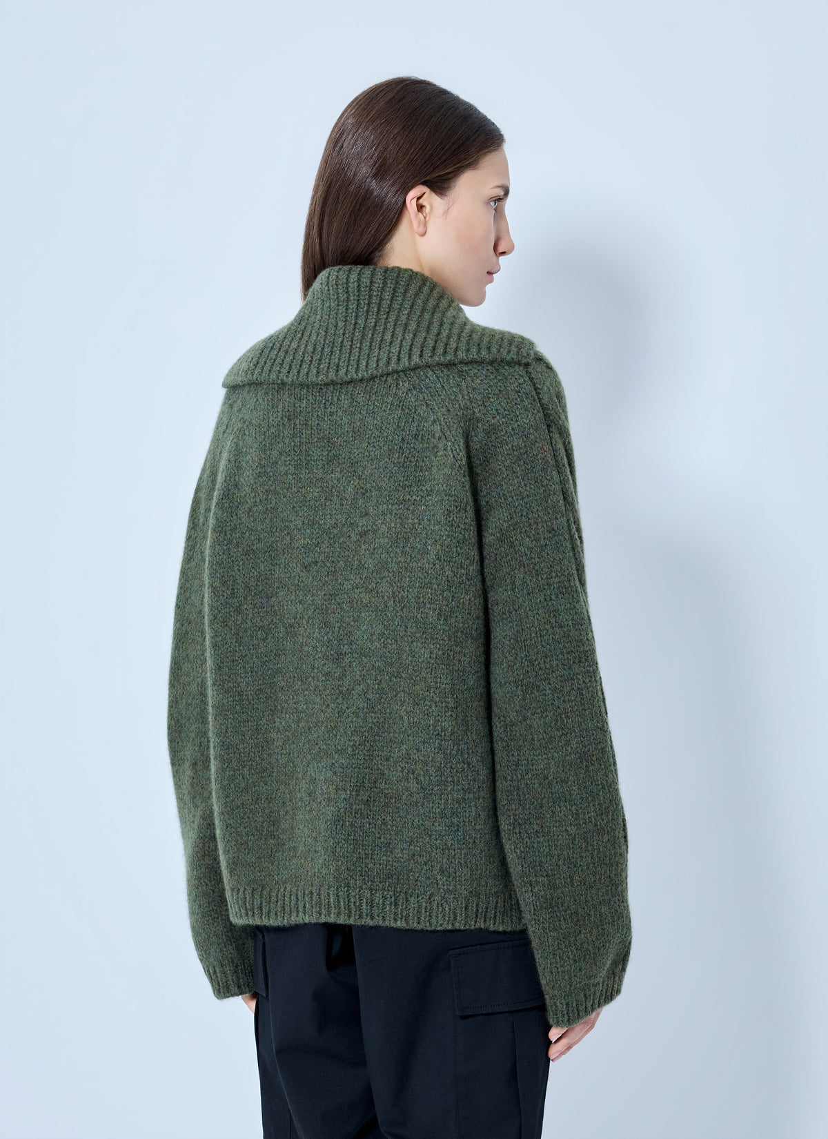 Moncler Women Zipped Knit Sweater MONCLER