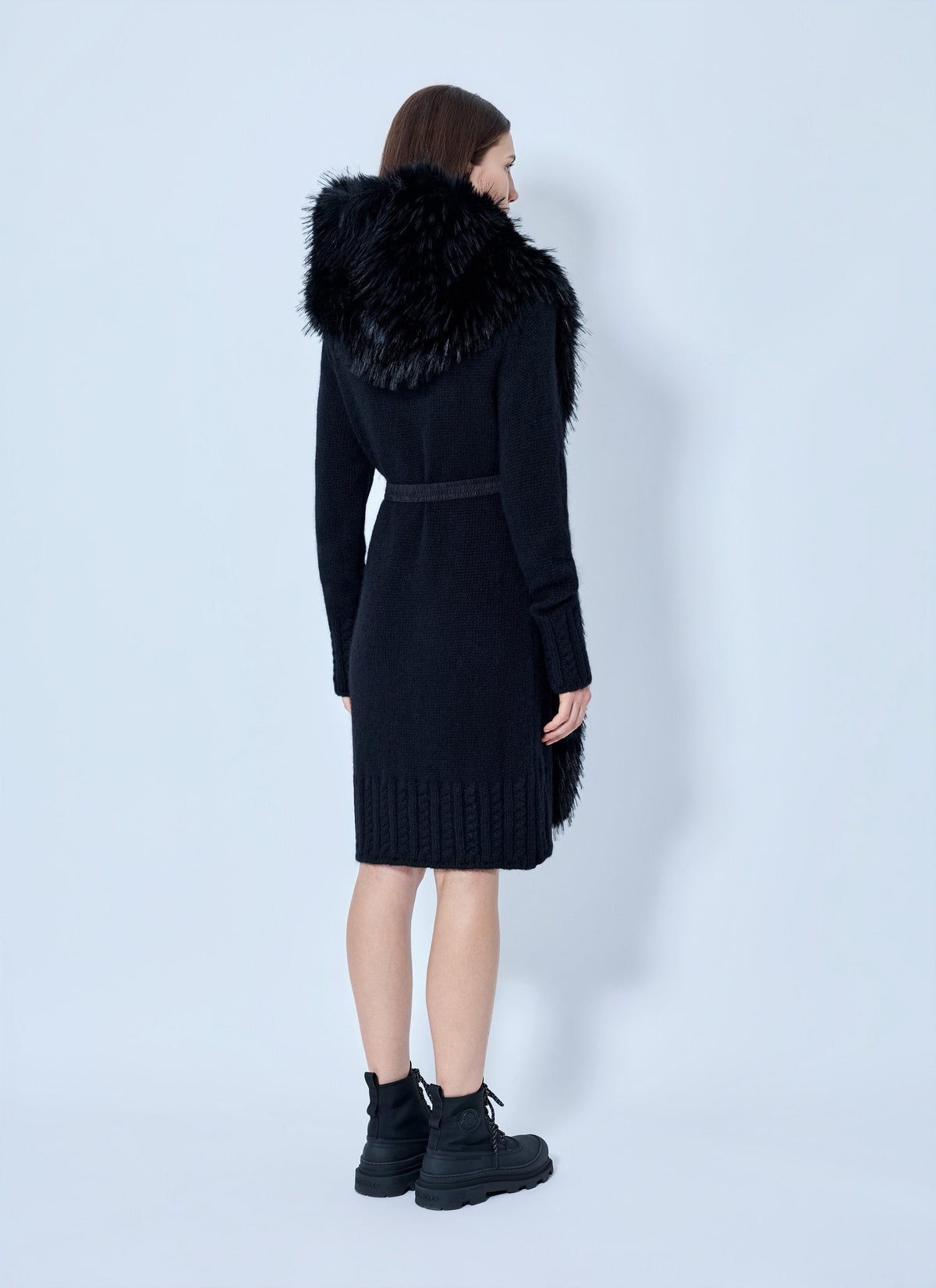 Moncler Women Textured Wool-Blend Coat MONCLER