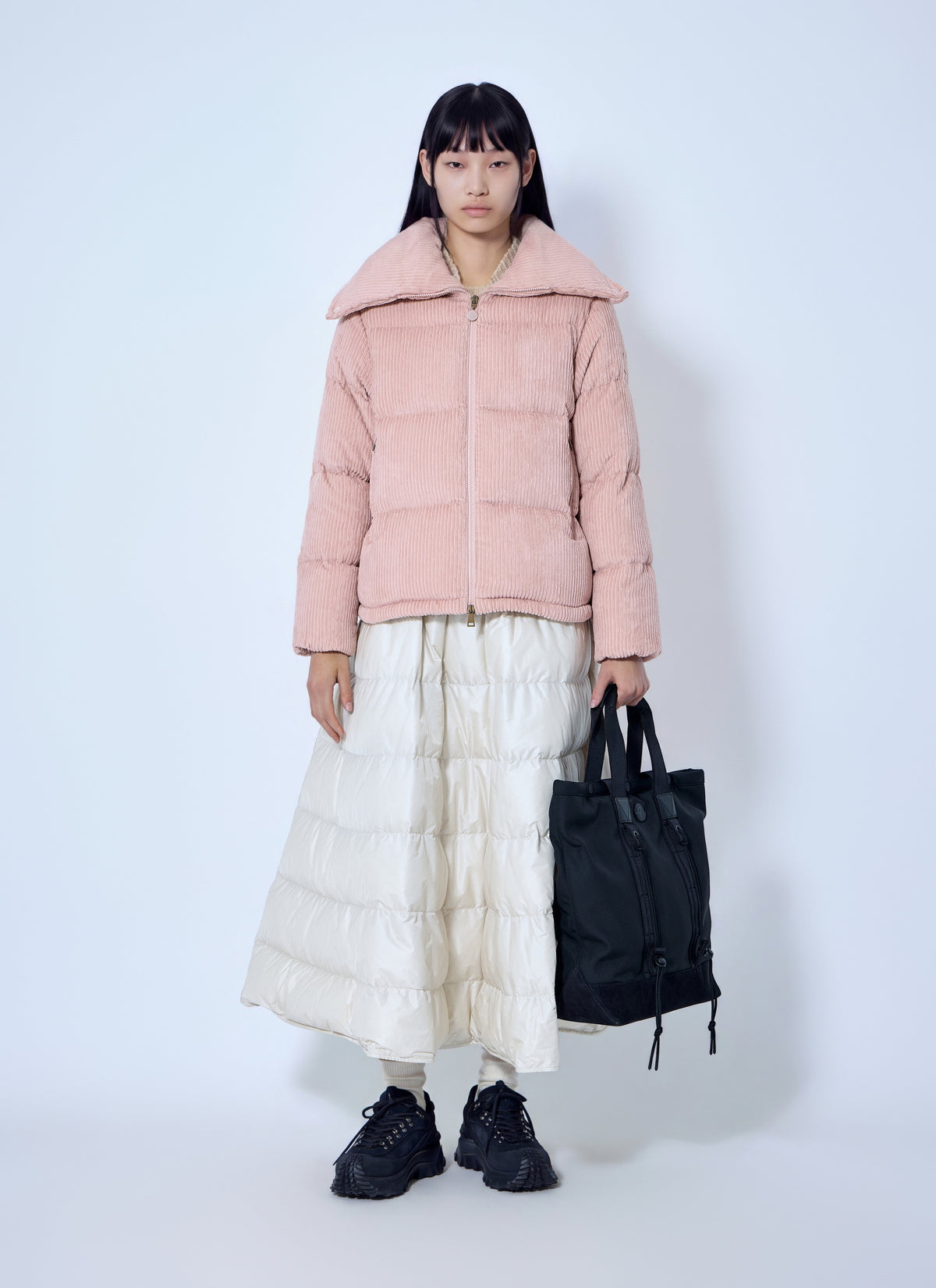 Moncler Women Lumineux Corduroy Short Down Jacket MONCLER