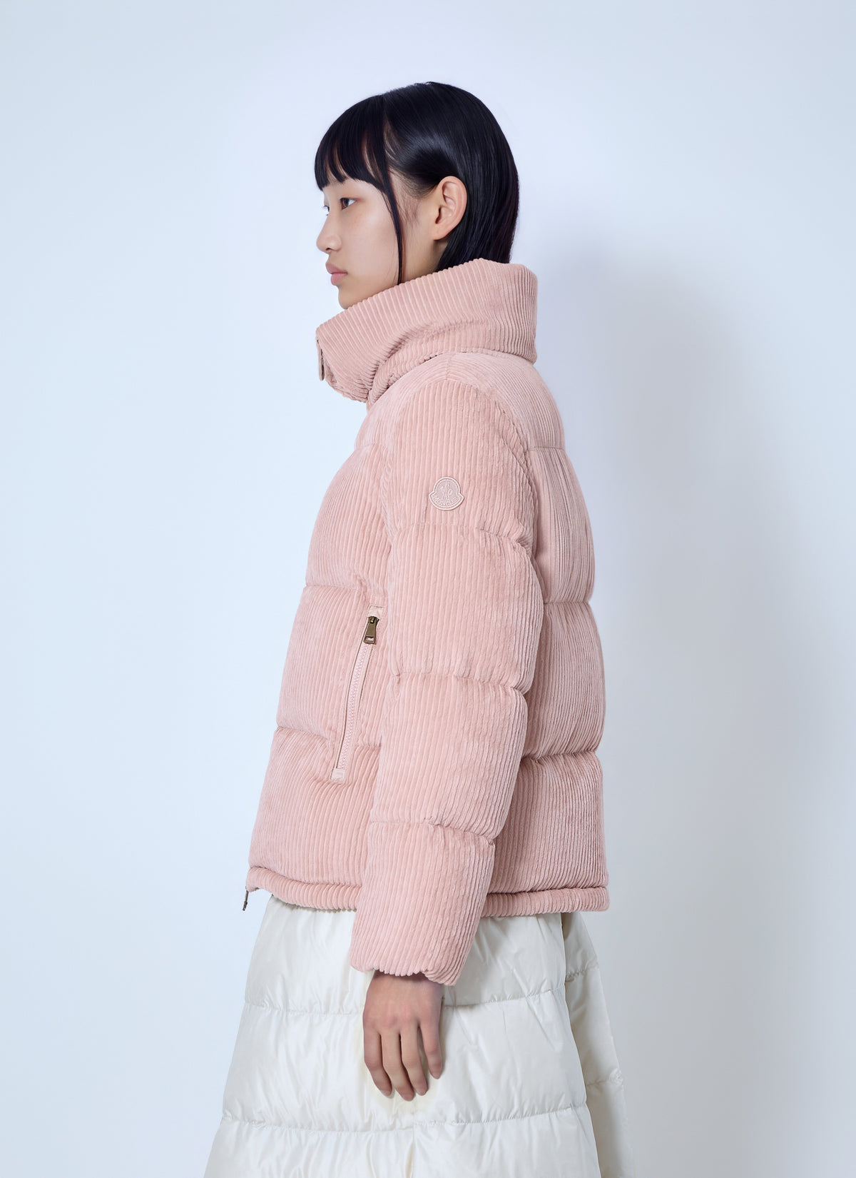 Moncler Women Lumineux Corduroy Short Down Jacket MONCLER