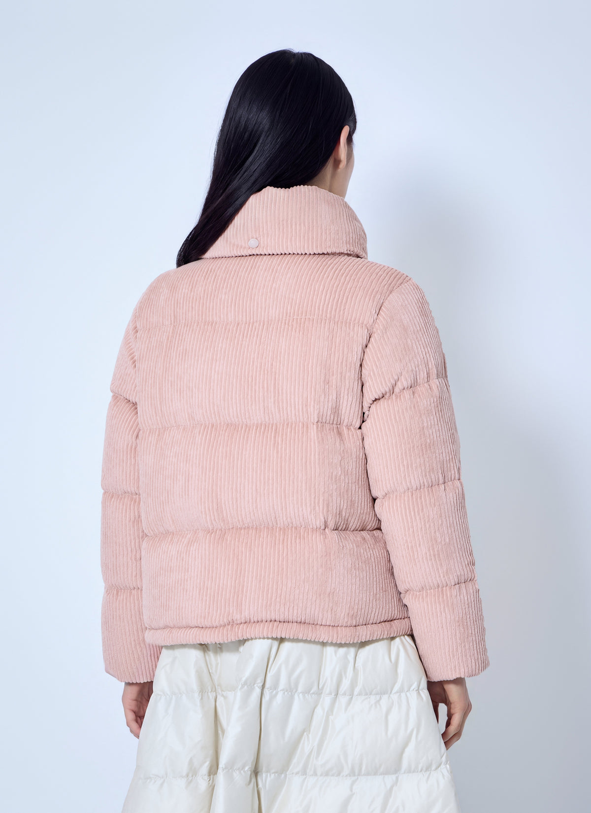 Moncler Women Lumineux Corduroy Short Down Jacket MONCLER