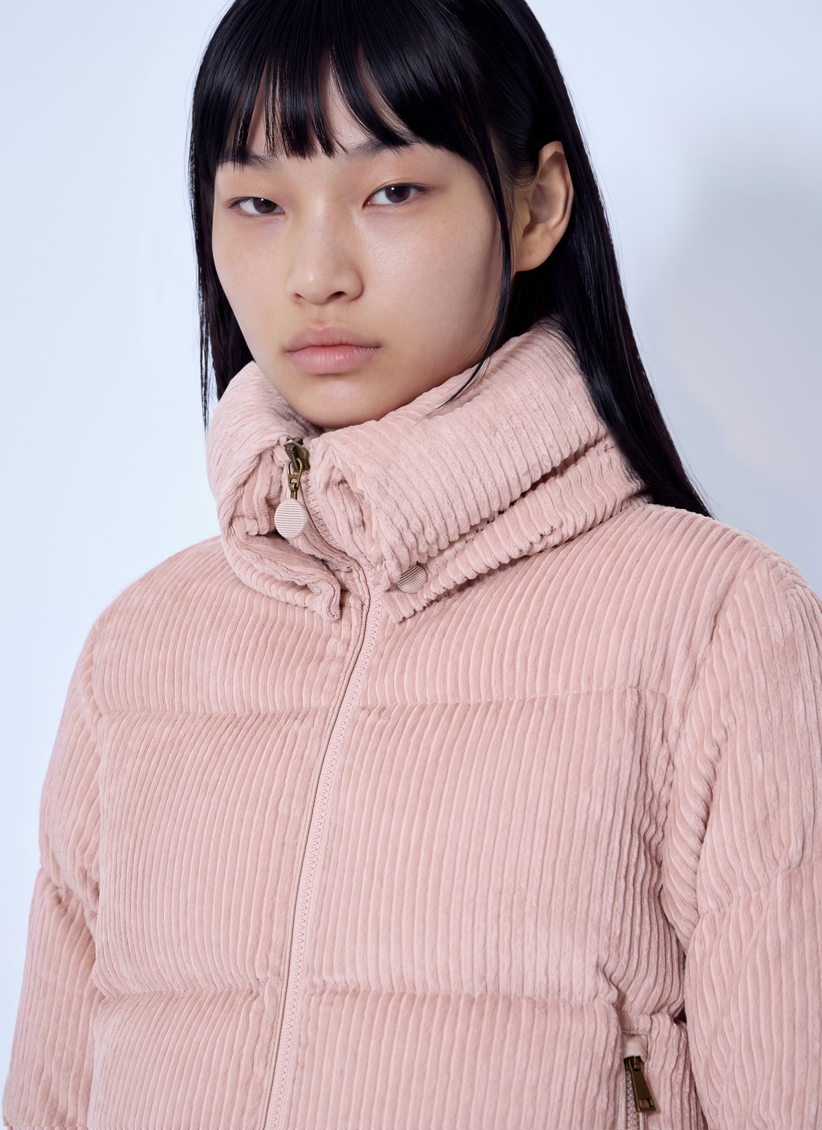 Moncler Women Lumineux Corduroy Short Down Jacket MONCLER
