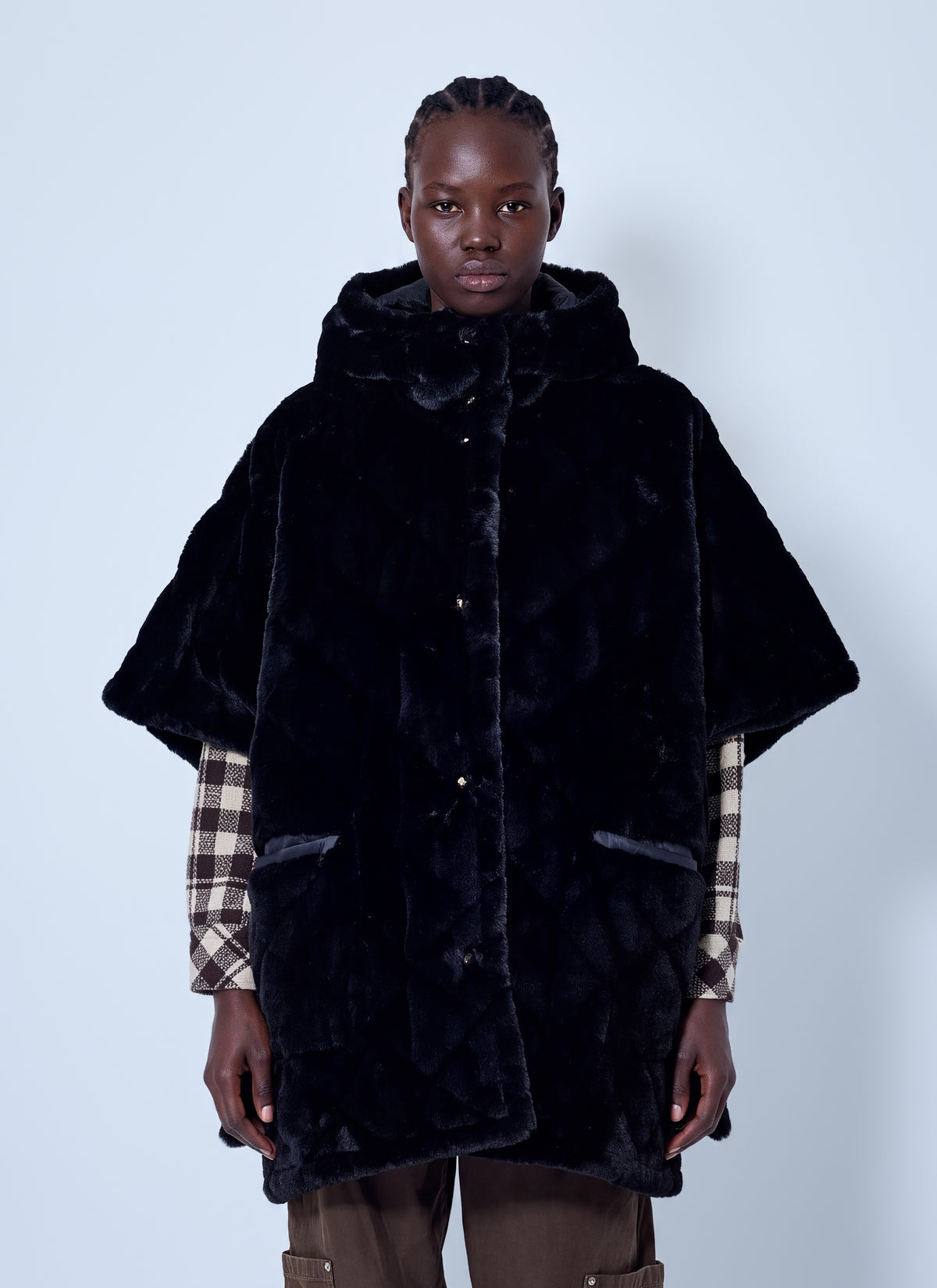Moncler Women Reversible Hooded Cape MONCLER
