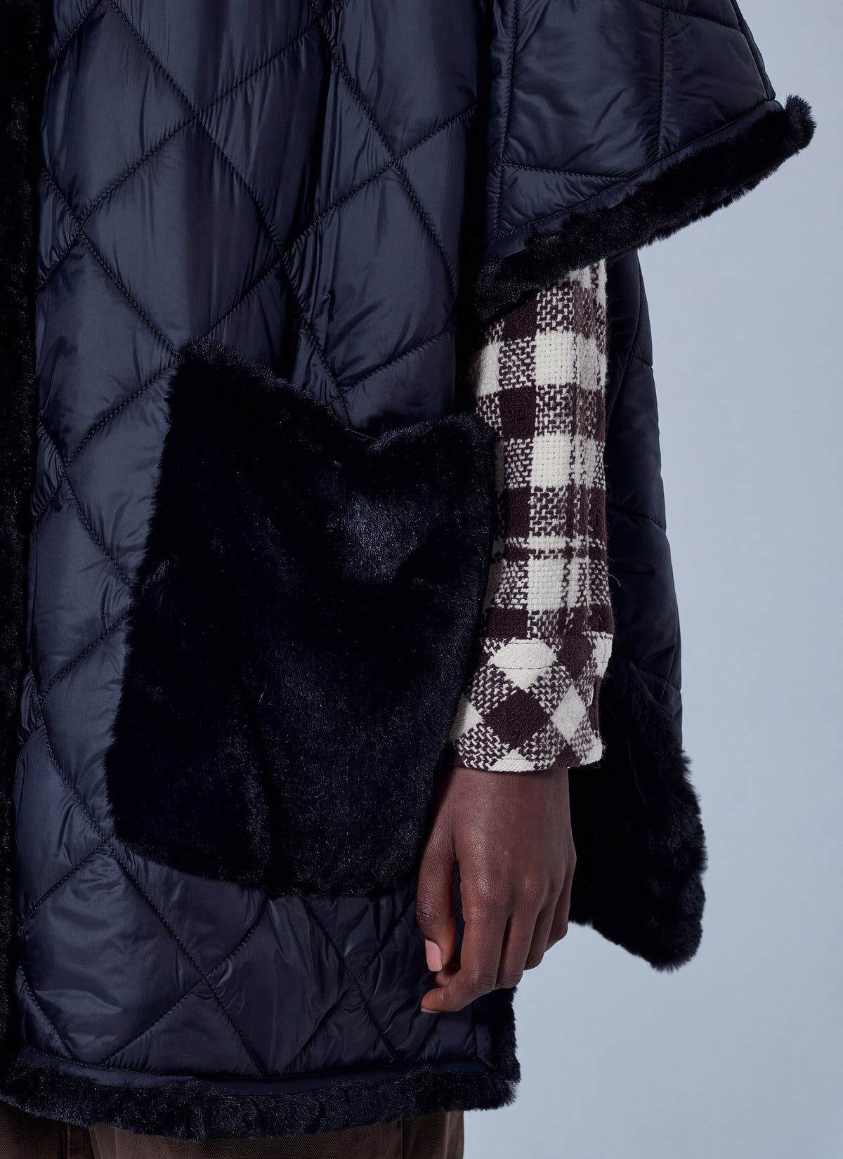 Moncler Women Reversible Hooded Cape MONCLER