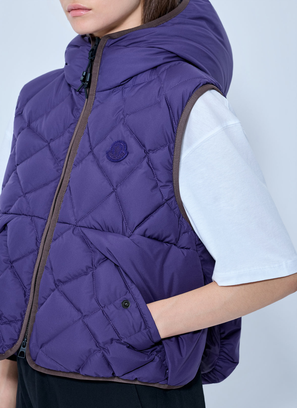 Moncler Women Arinella Hooded Down Gilet MONCLER
