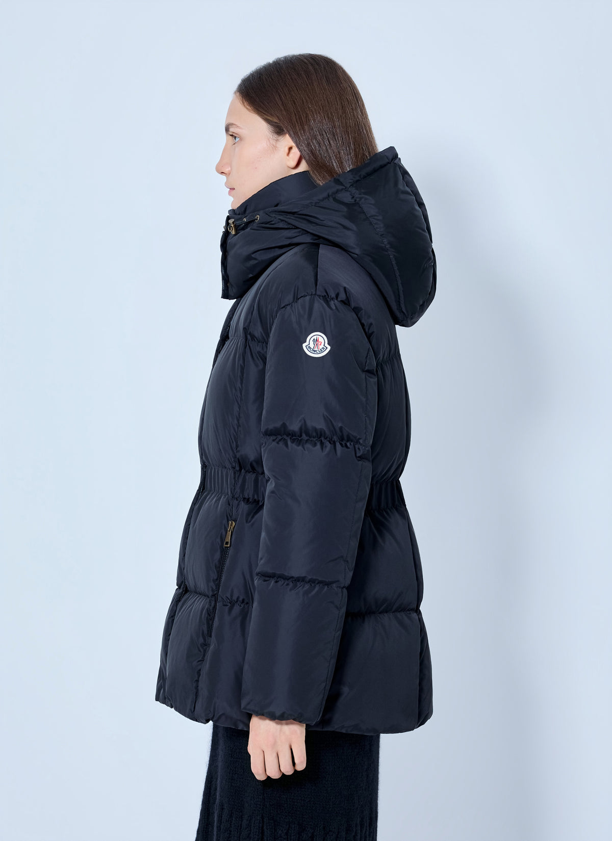 Moncler Women Agneux Hooded Short Down Jacket MONCLER