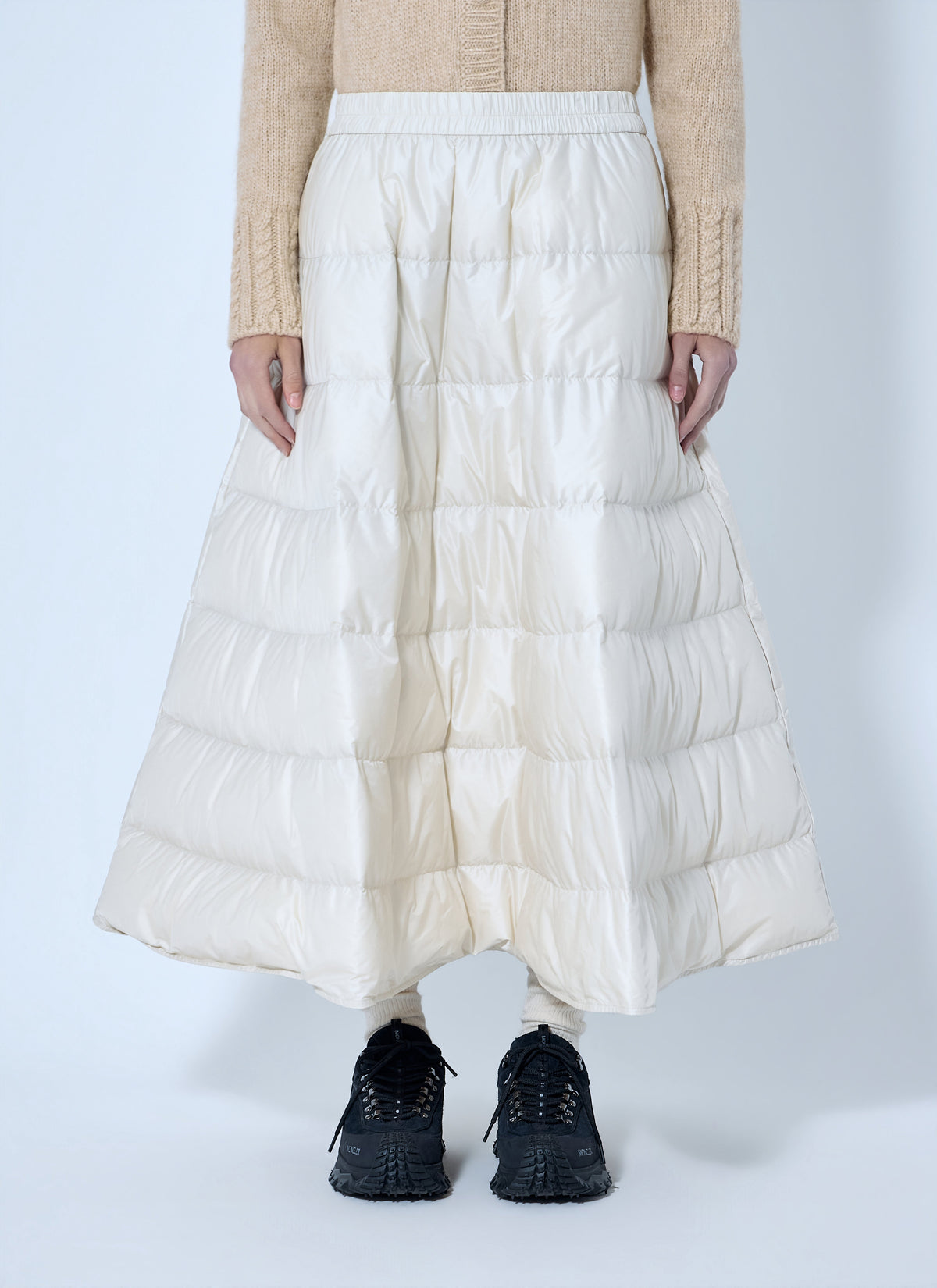Moncler Women A-Line Down Midi Skirt MONCLER