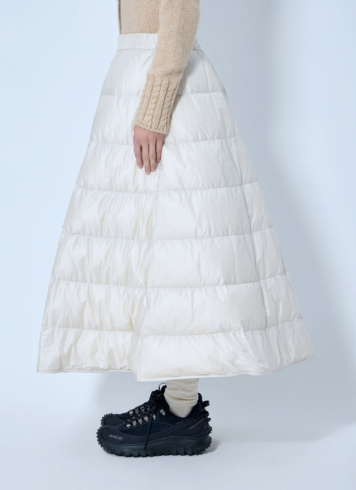 Moncler Women A-Line Down Midi Skirt MONCLER