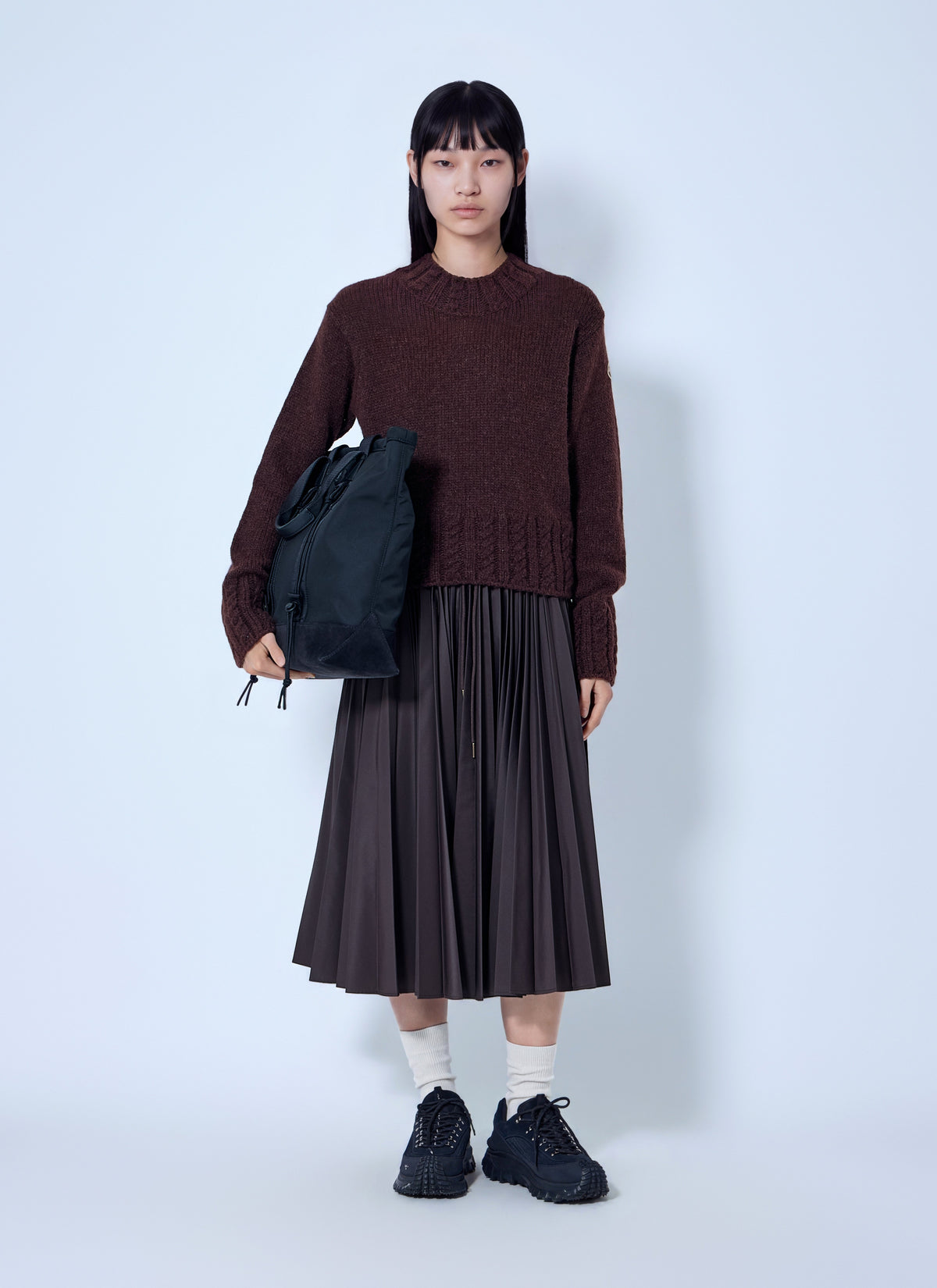 Moncler Women Pleated Midi Skirt MONCLER