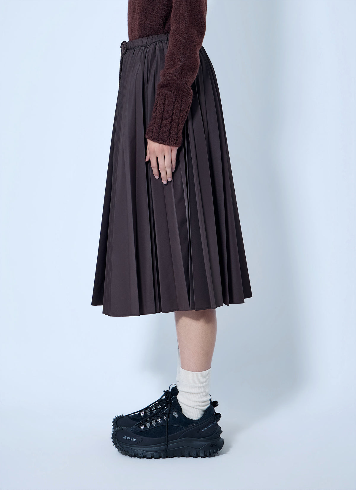 Moncler Women Pleated Midi Skirt MONCLER
