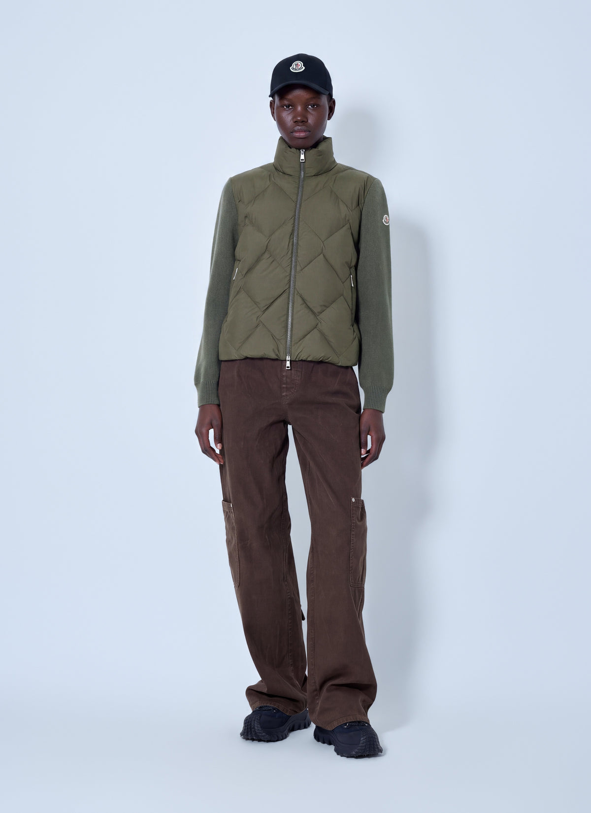 Moncler Women Wool & Cashmere Padded Zip-Up Cardigan MONCLER