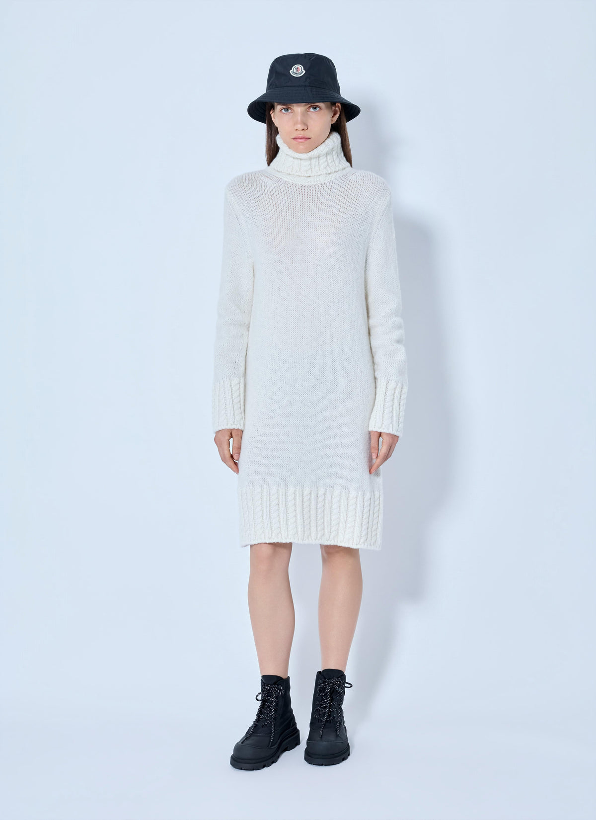 Moncler Women Turtleneck Knit Dress MONCLER