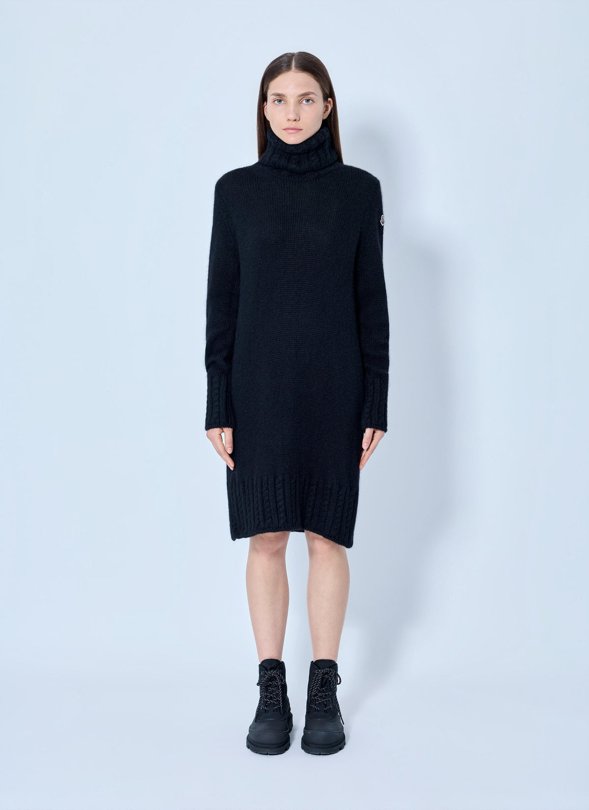 Moncler Women Turtleneck Knit Dress MONCLER