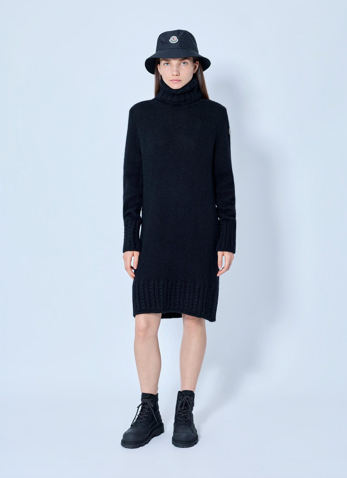 Moncler Women Turtleneck Knit Dress MONCLER