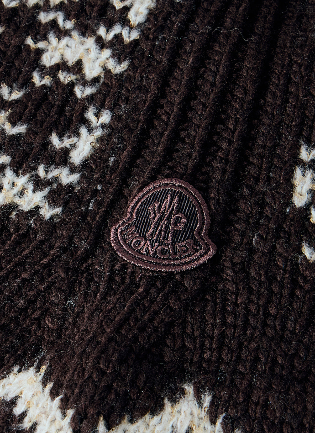 Moncler Women Patterned Knit Balaclava MONCLER