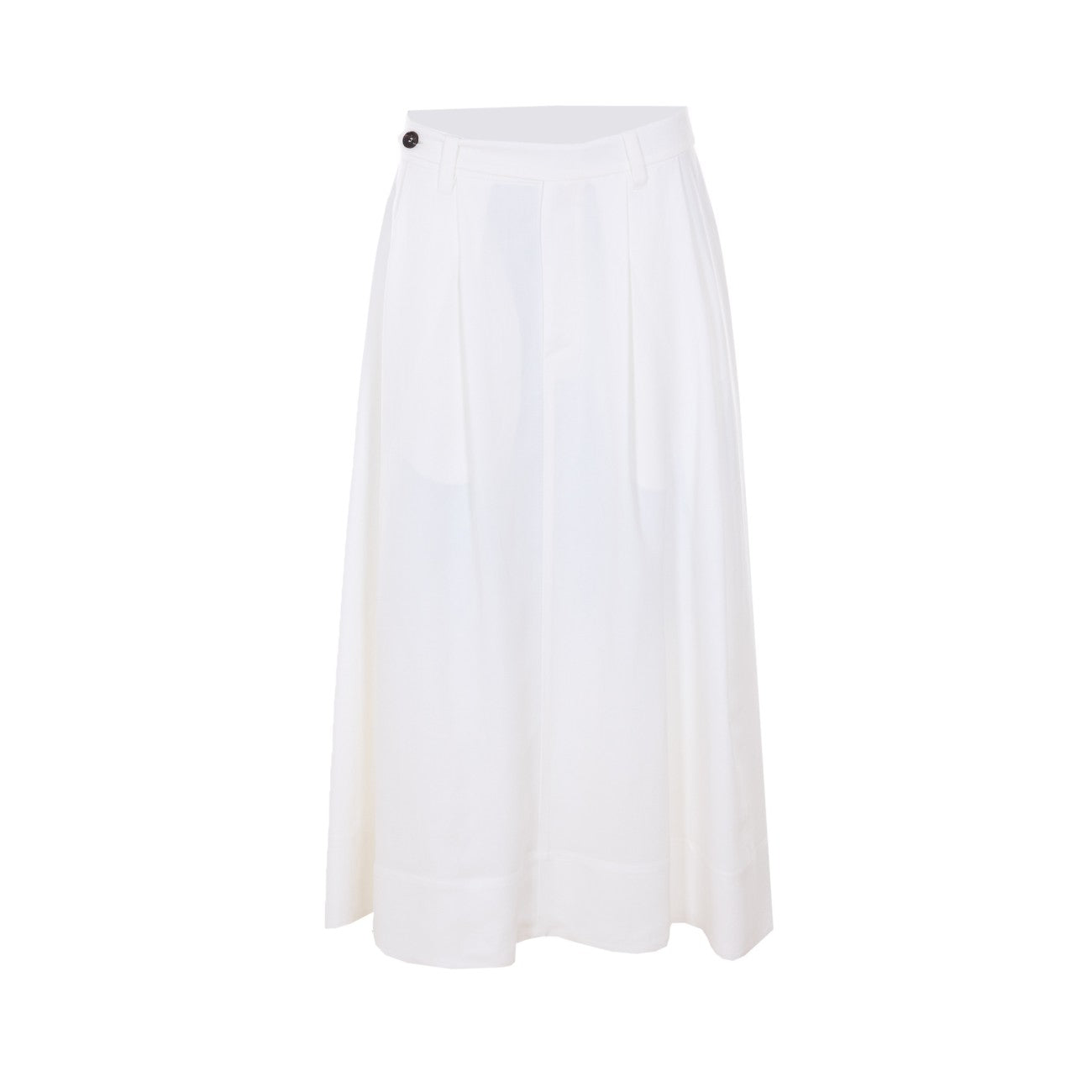 Brunello Cucinelli Women Monile Logo Midi Wide Skirt BRUNELLO CUCINELLI