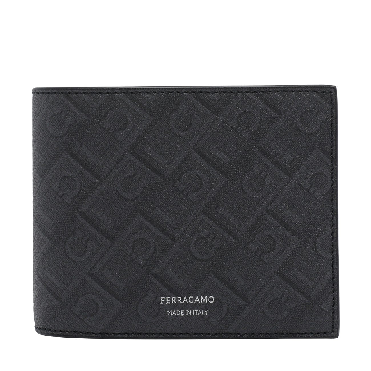 Ferragamo Men Monogram Ferragamo Bifold Wallet FERRAGAMO