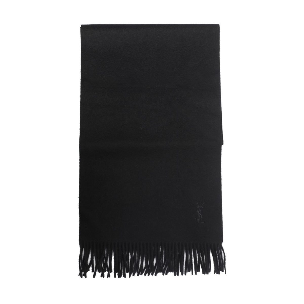 Saint Laurent Men Monogram Logo Scarf SAINT LAURENT