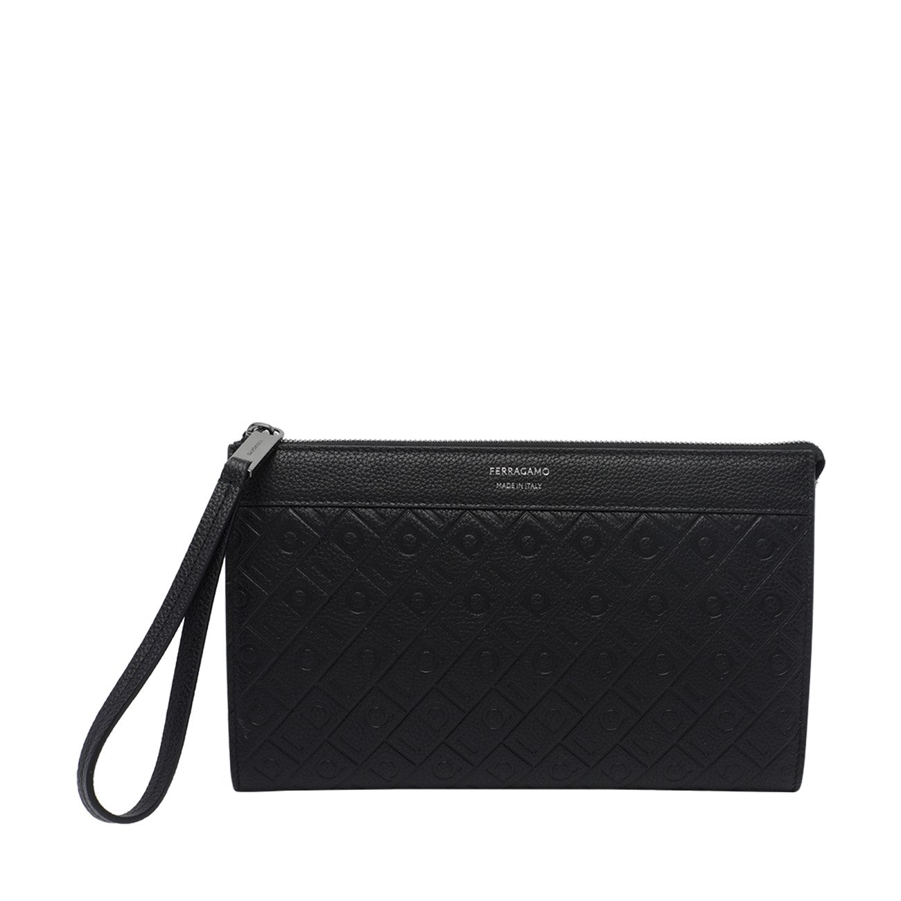 Ferragamo Men Monogram Pouch FERRAGAMO