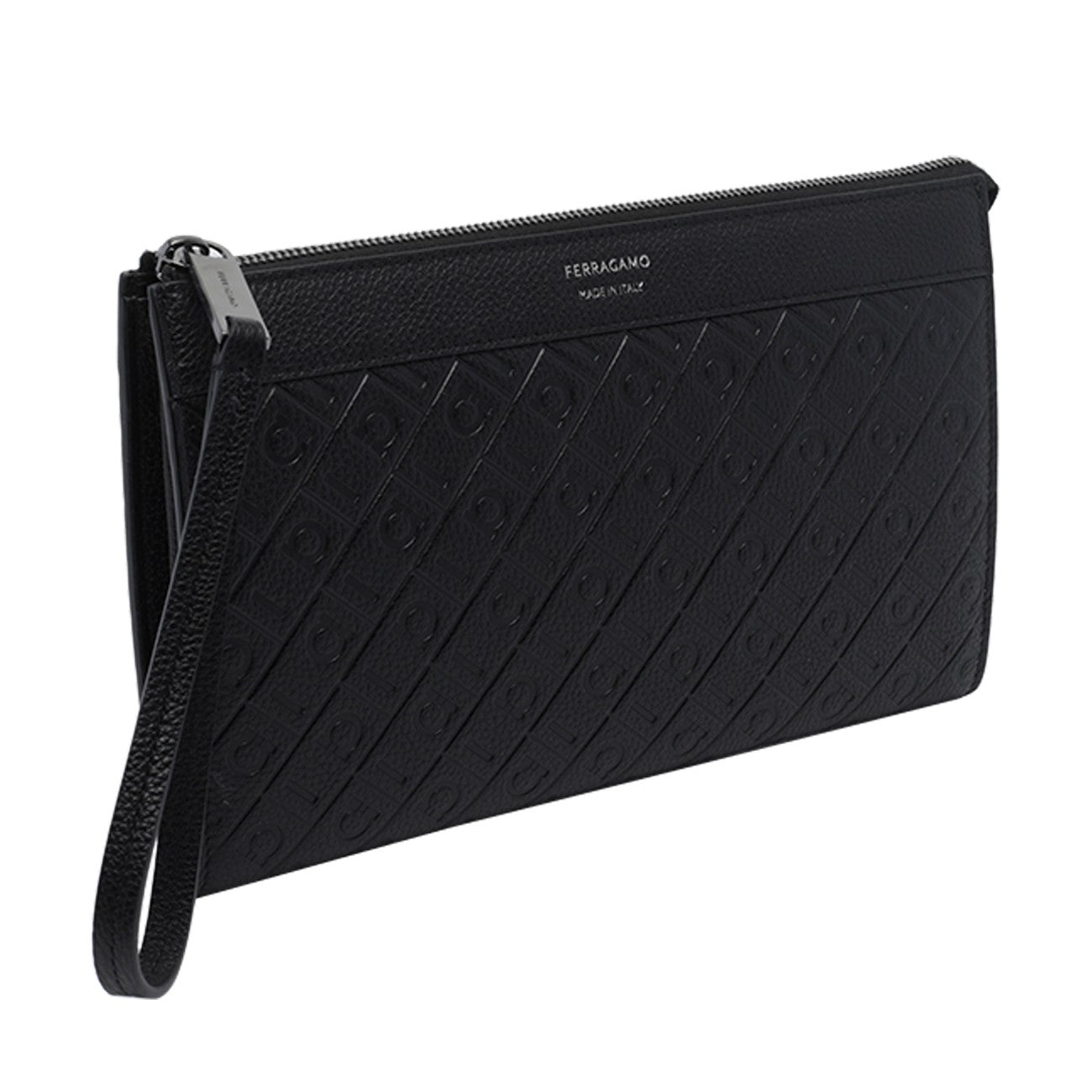 Ferragamo Men Monogram Pouch FERRAGAMO