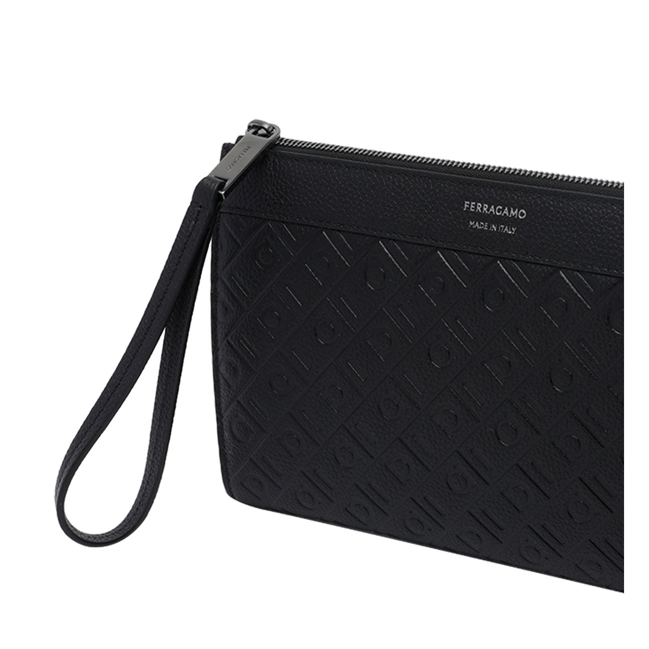 Ferragamo Men Monogram Pouch FERRAGAMO