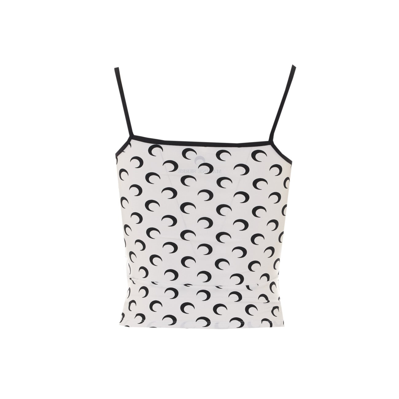 Marine Serre Women Moon Printed Jersey Straps Top MARINE SERRE