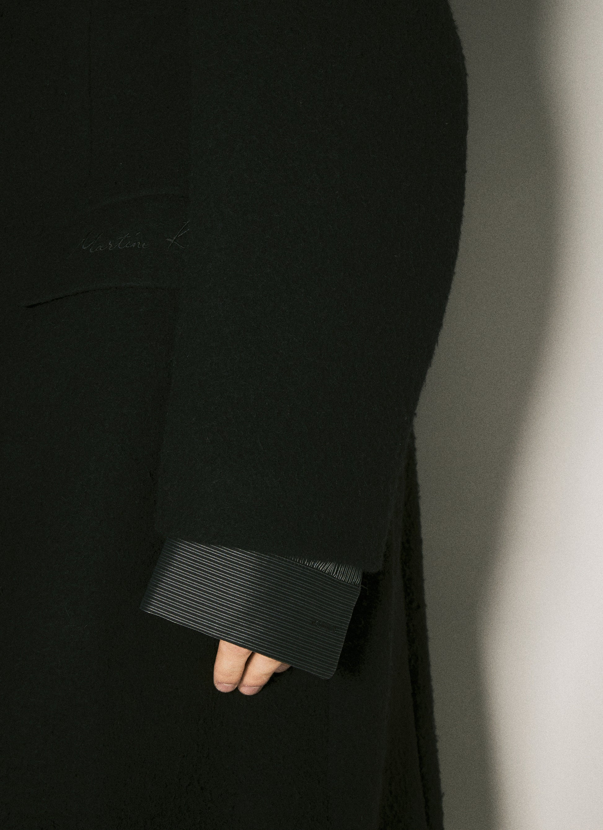 Martine Rose Men Double-Breasted Shirt Overcoat MARTINE ROSE