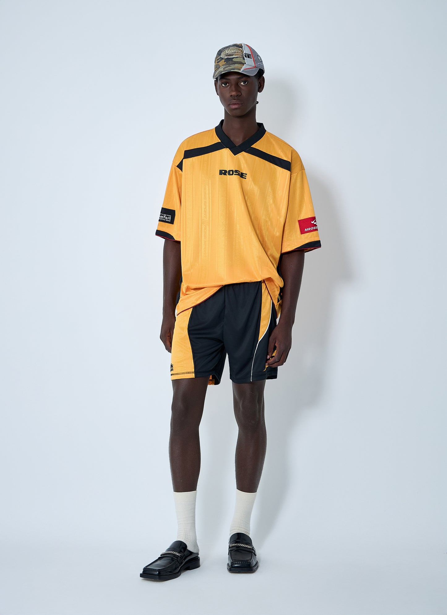Martine Rose Men Logo Motif Shorts MARTINE ROSE