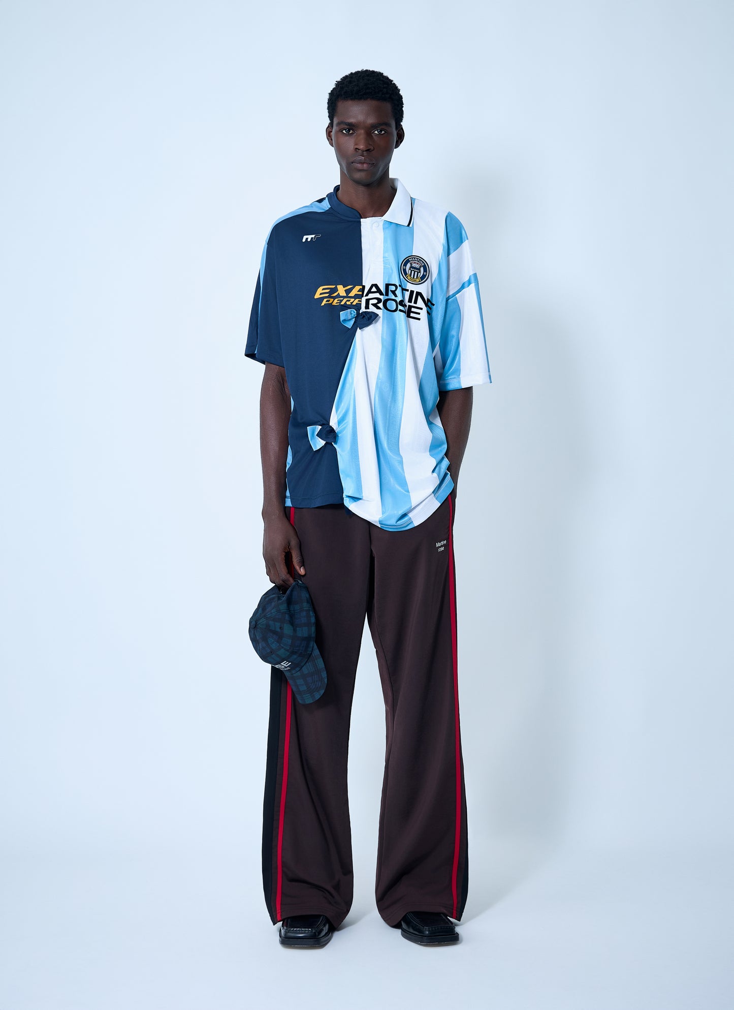 Martine Rose Men Logo Motif Football Top MARTINE ROSE