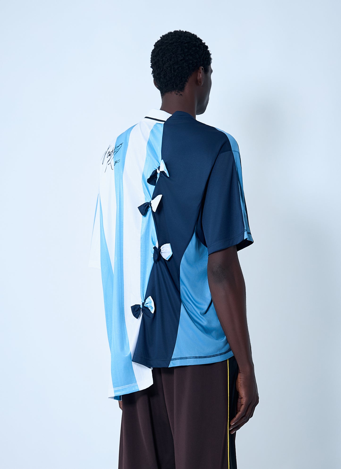 Martine Rose Men Logo Motif Football Top MARTINE ROSE