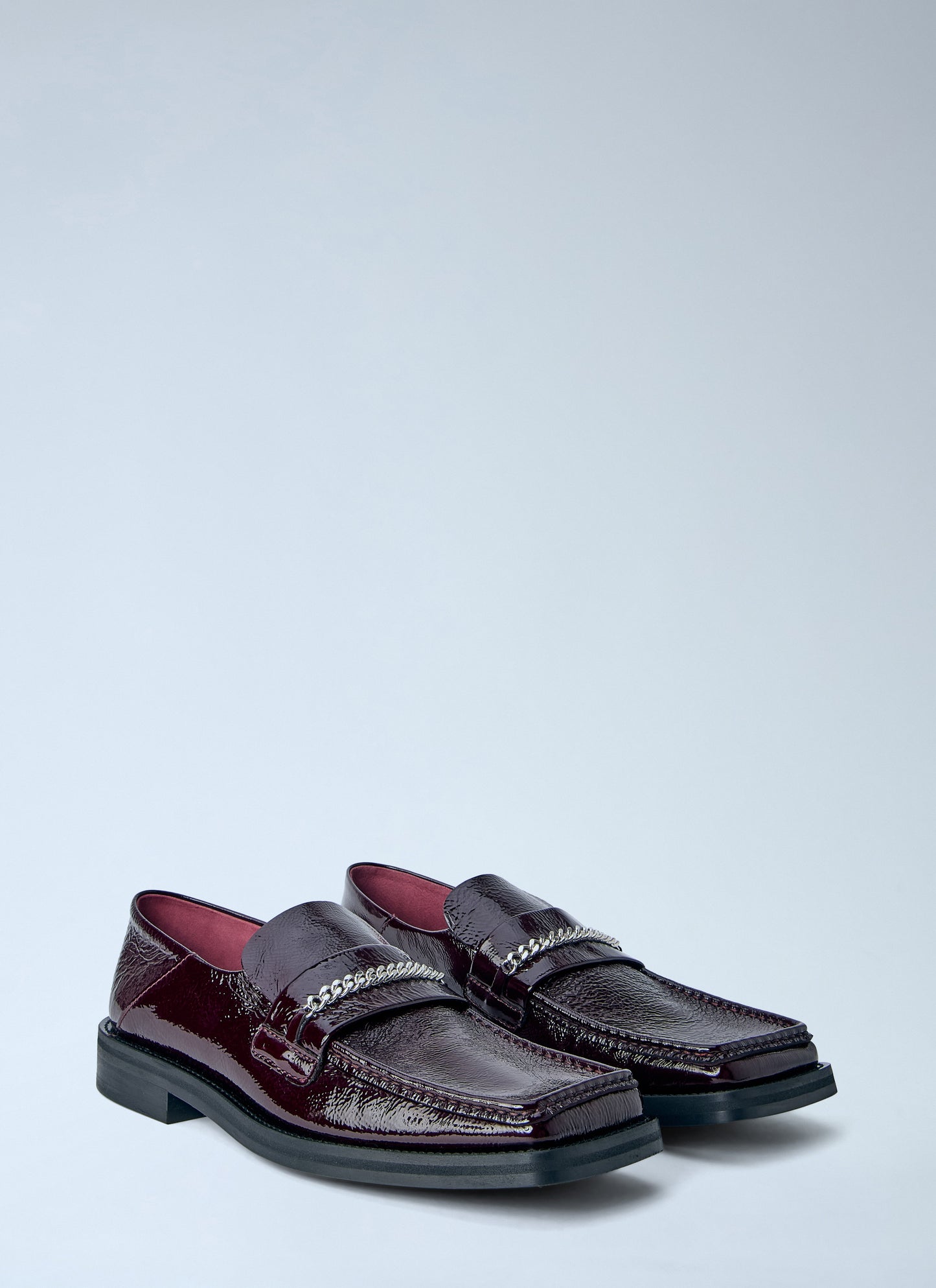 Martine Rose Men Fold Back Square Toe Loafers