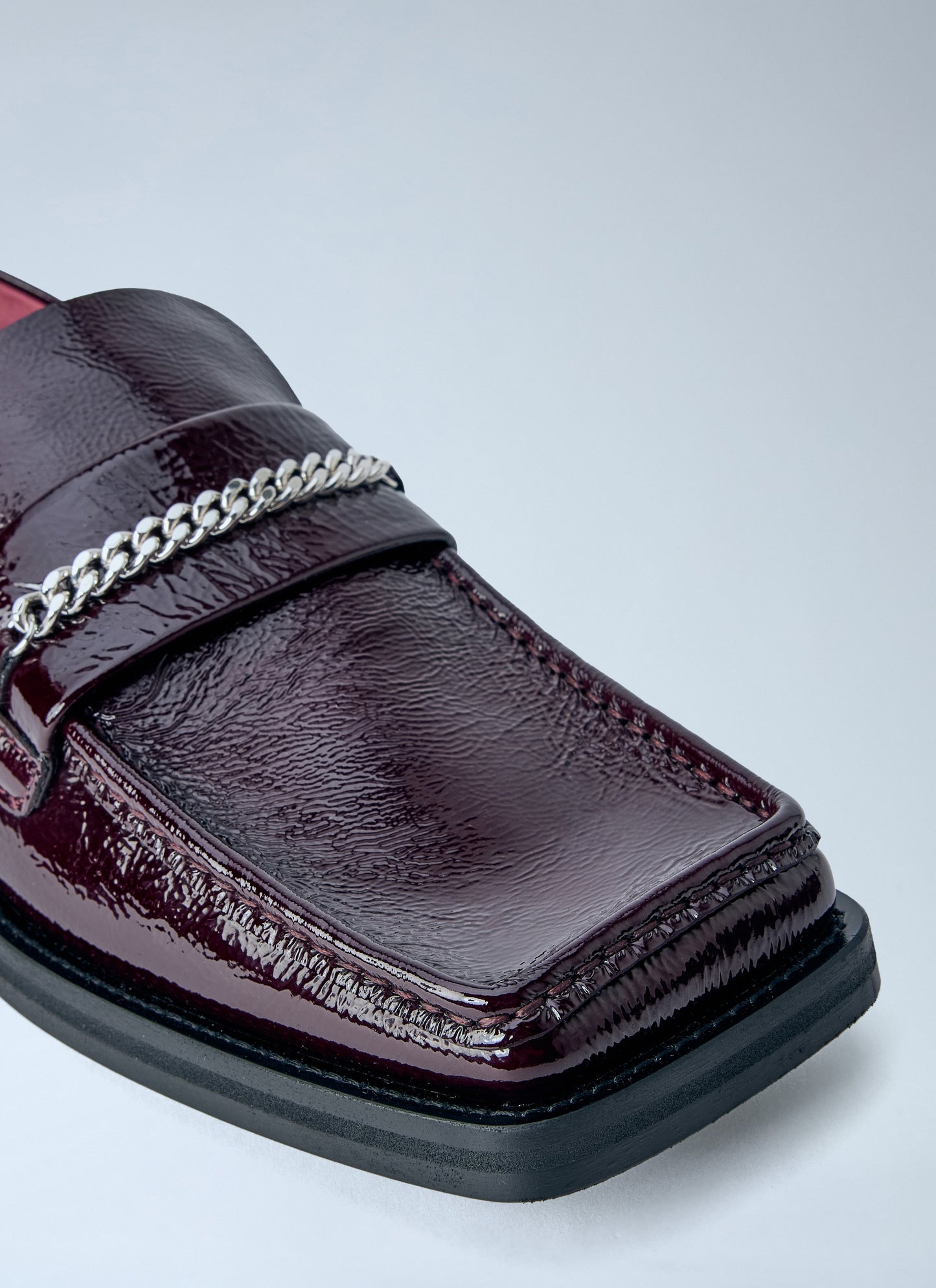 Martine Rose Men Fold Back Square Toe Loafers