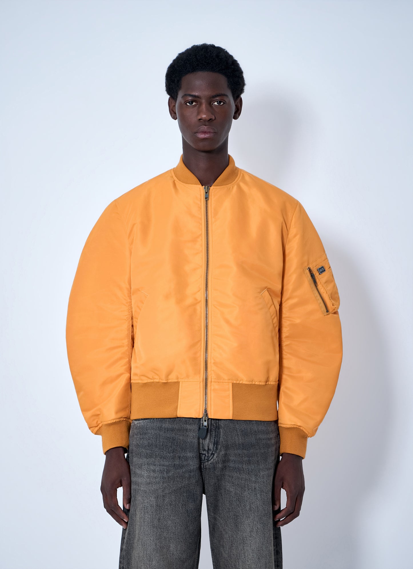 Martine Rose Men Bomber Jacket With Ribbed Trims MARTINE ROSE