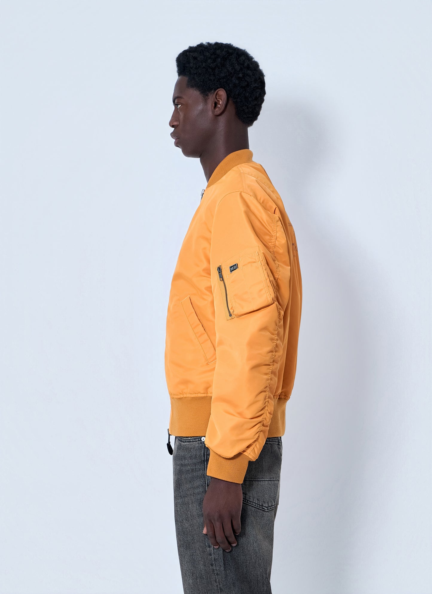 Martine Rose Men Bomber Jacket With Ribbed Trims MARTINE ROSE