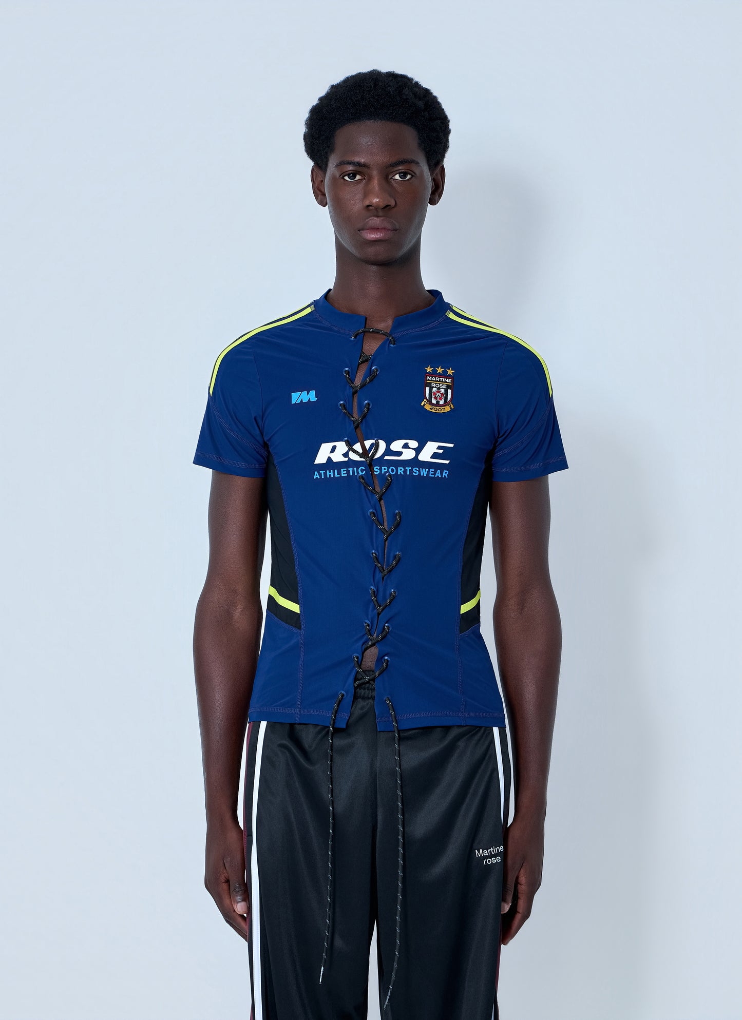 Martine Rose Men Lace-Up Athletic Jersey MARTINE ROSE