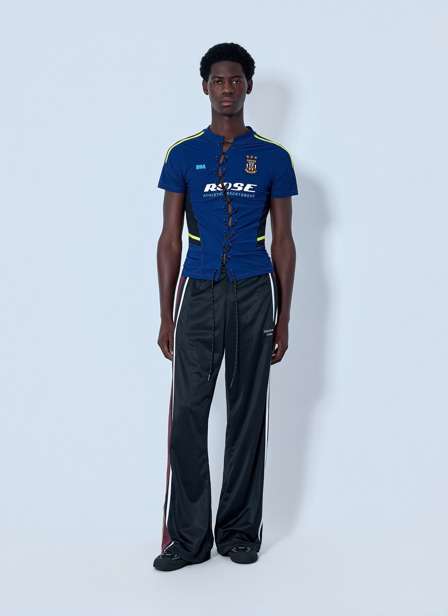 Martine Rose Men Lace-Up Athletic Jersey MARTINE ROSE