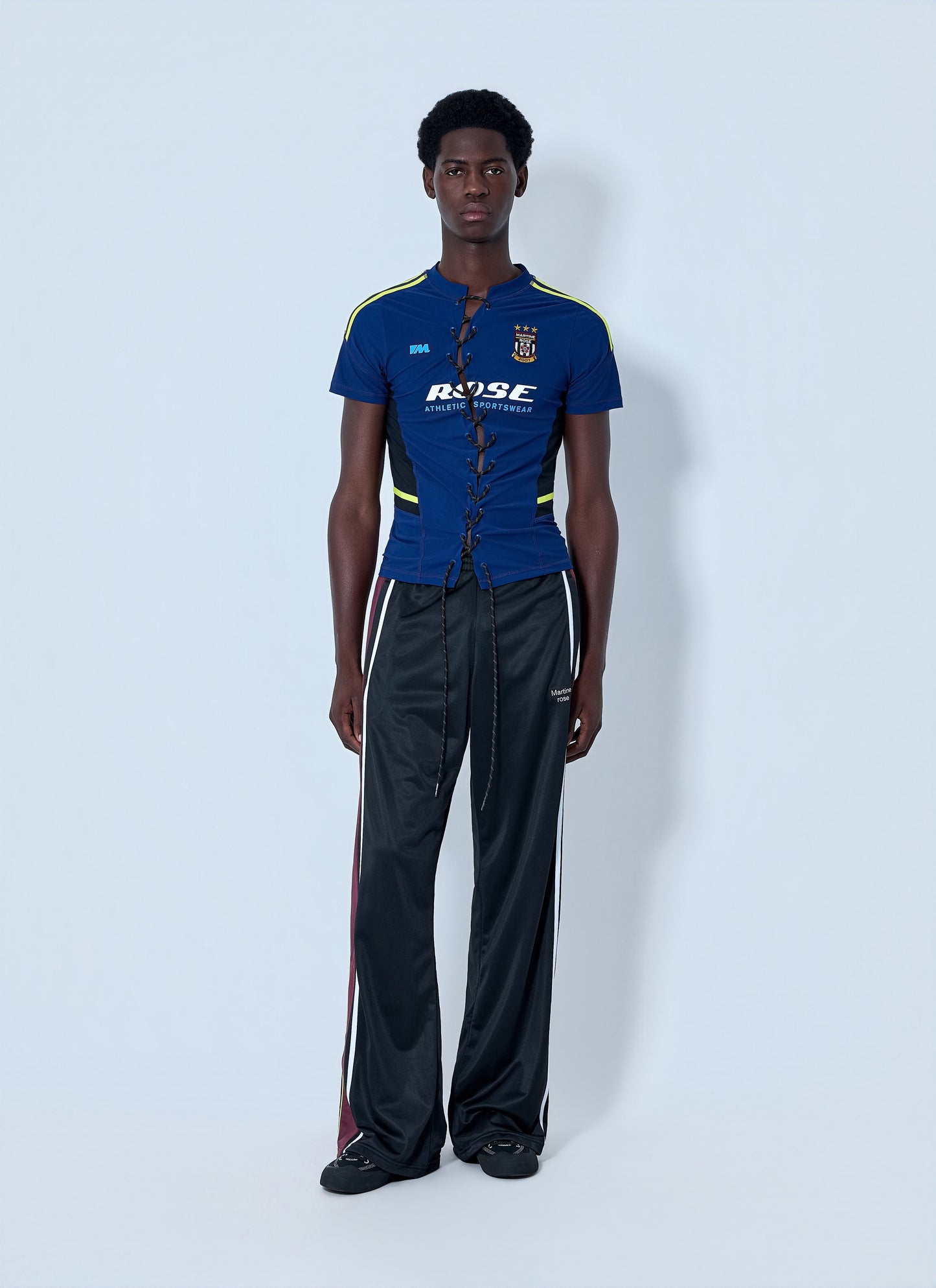 Martine Rose Men Lace-Up Athletic Jersey MARTINE ROSE