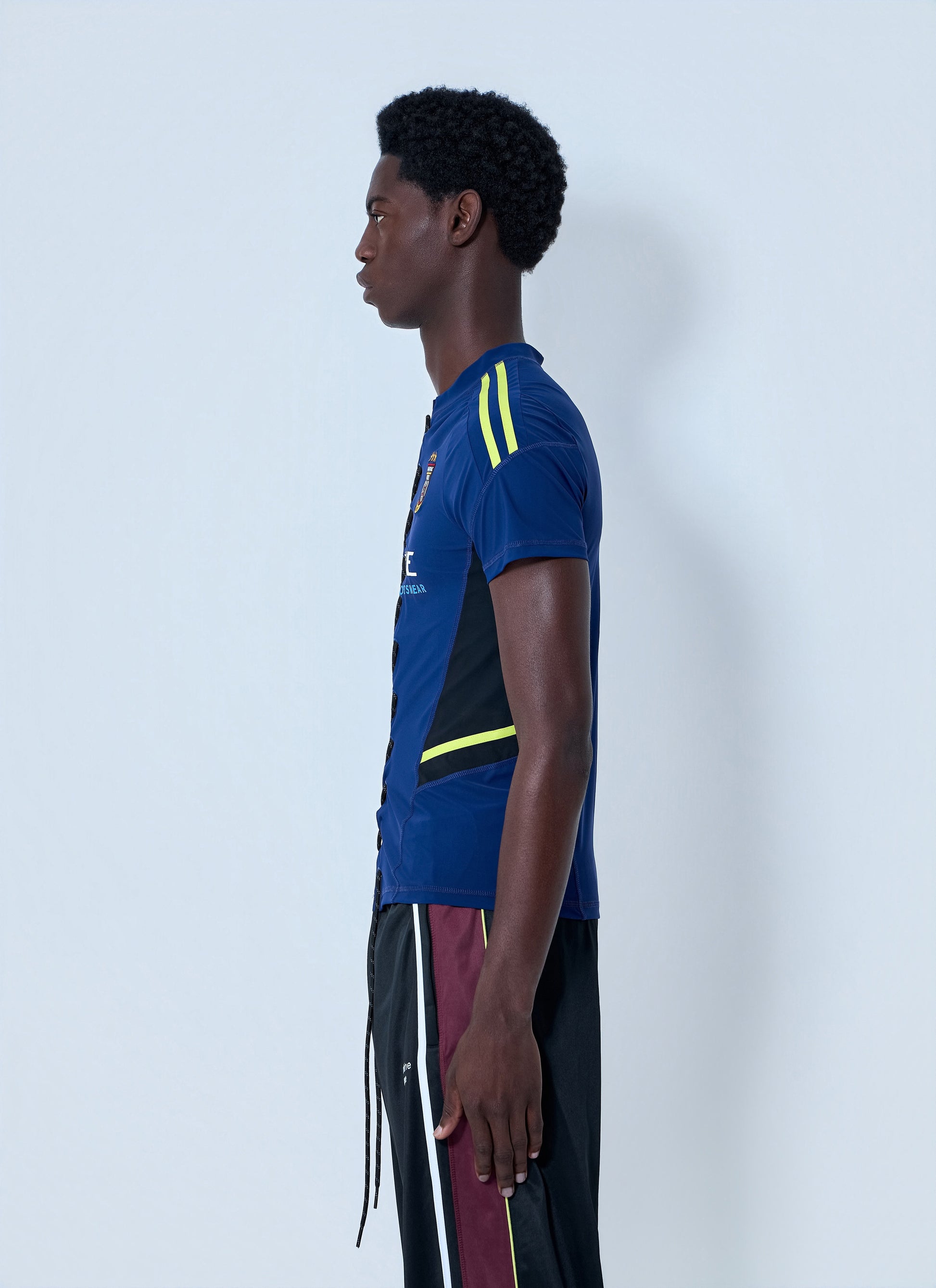 Martine Rose Men Lace-Up Athletic Jersey MARTINE ROSE