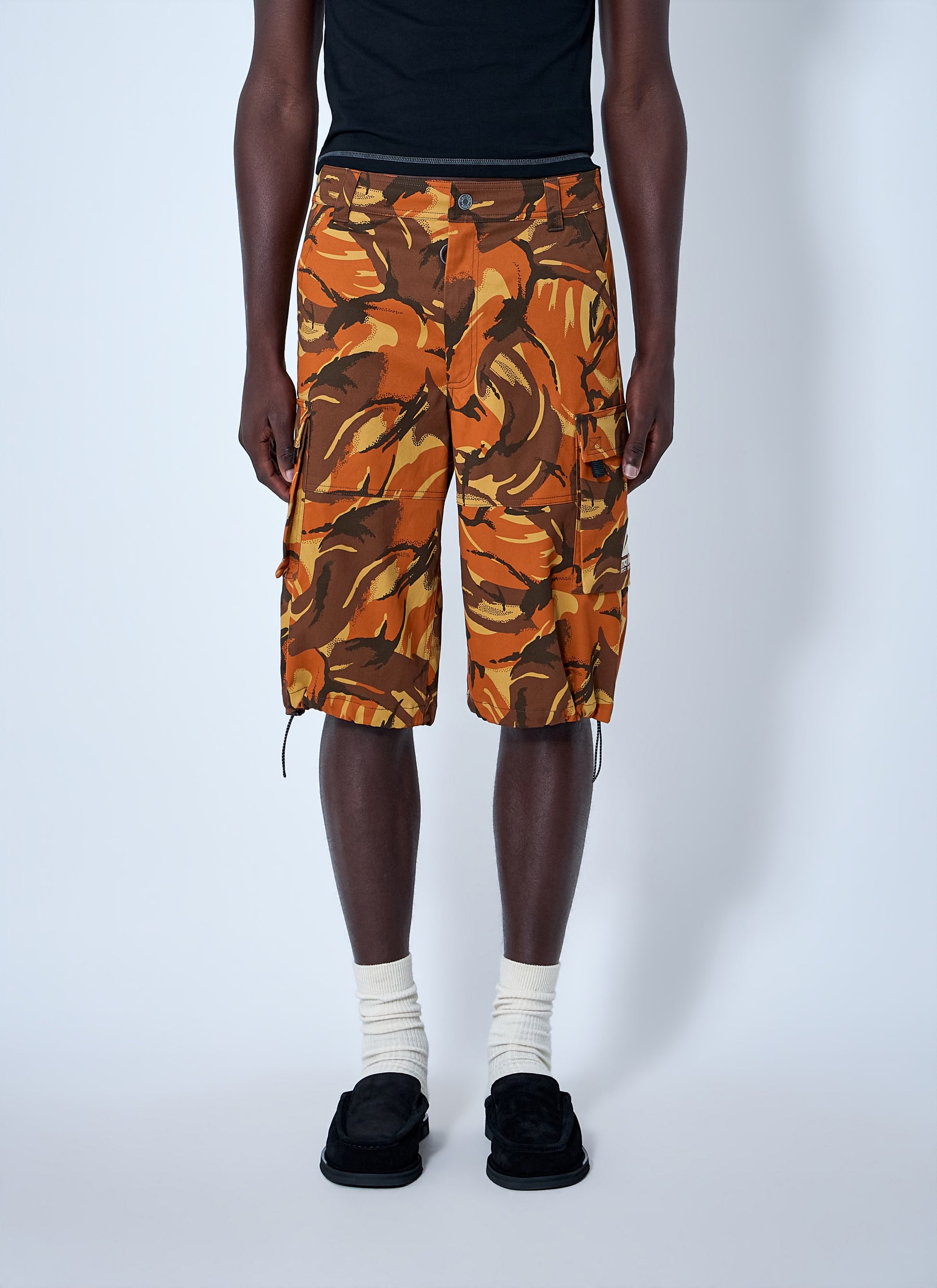 Martine Rose Men Printed Cargo Shorts MARTINE ROSE