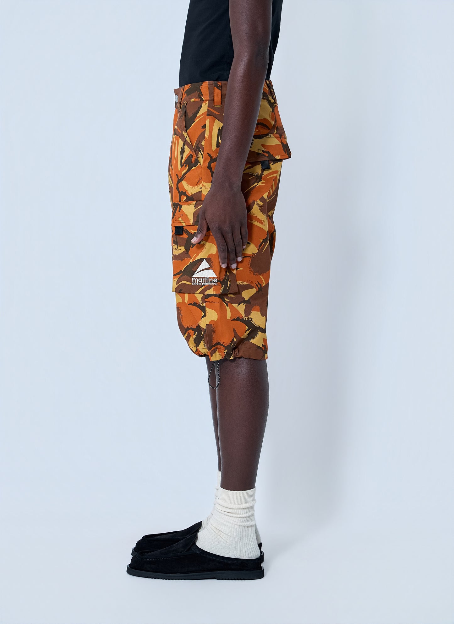 Martine Rose Men Printed Cargo Shorts MARTINE ROSE