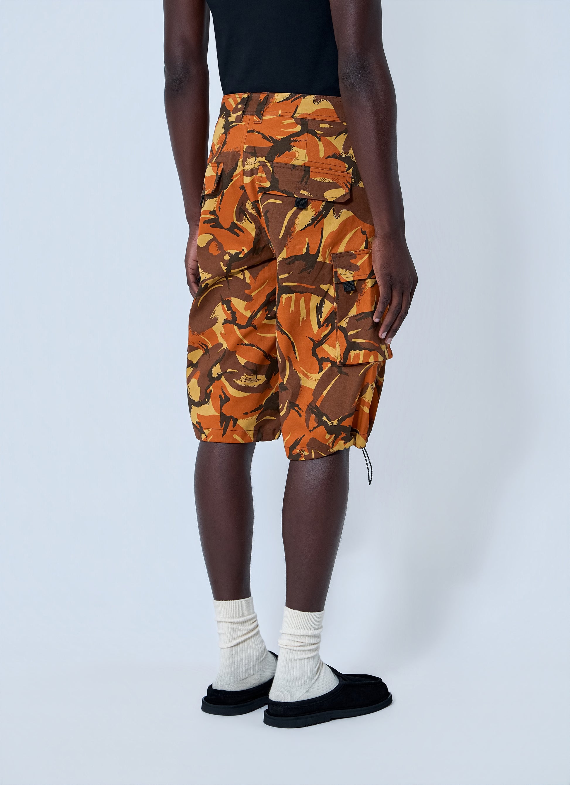 Martine Rose Men Printed Cargo Shorts MARTINE ROSE