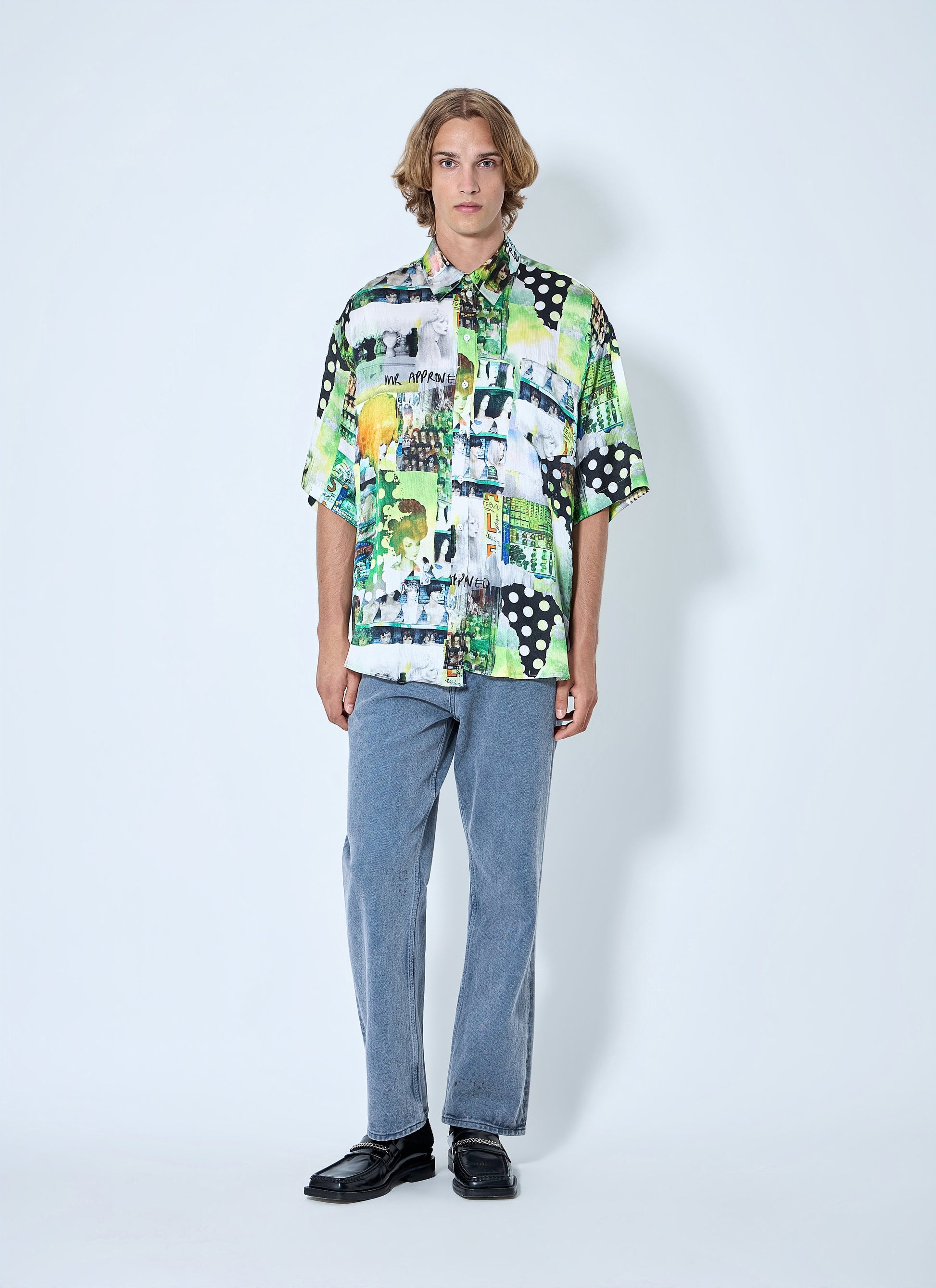 Martine Rose Men Boxy Wrap Shirt MARTINE ROSE