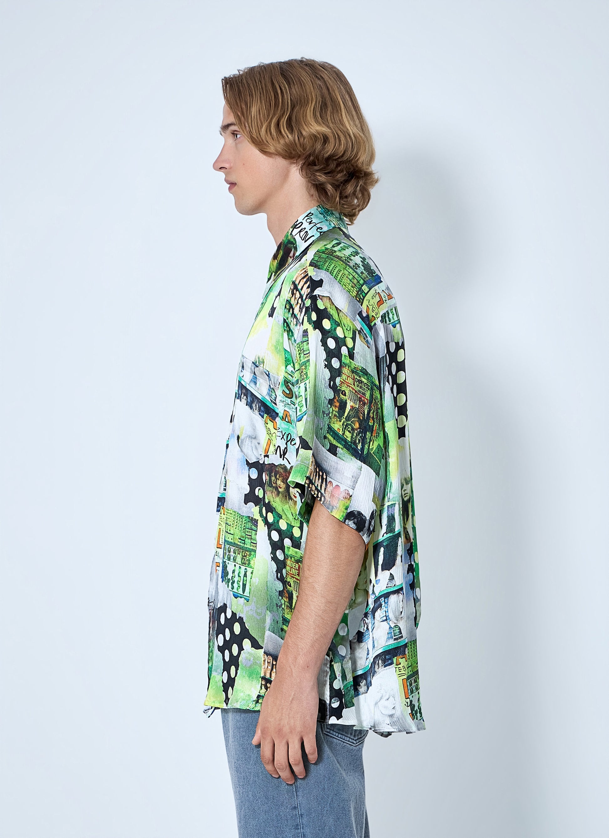 Martine Rose Men Boxy Wrap Shirt MARTINE ROSE