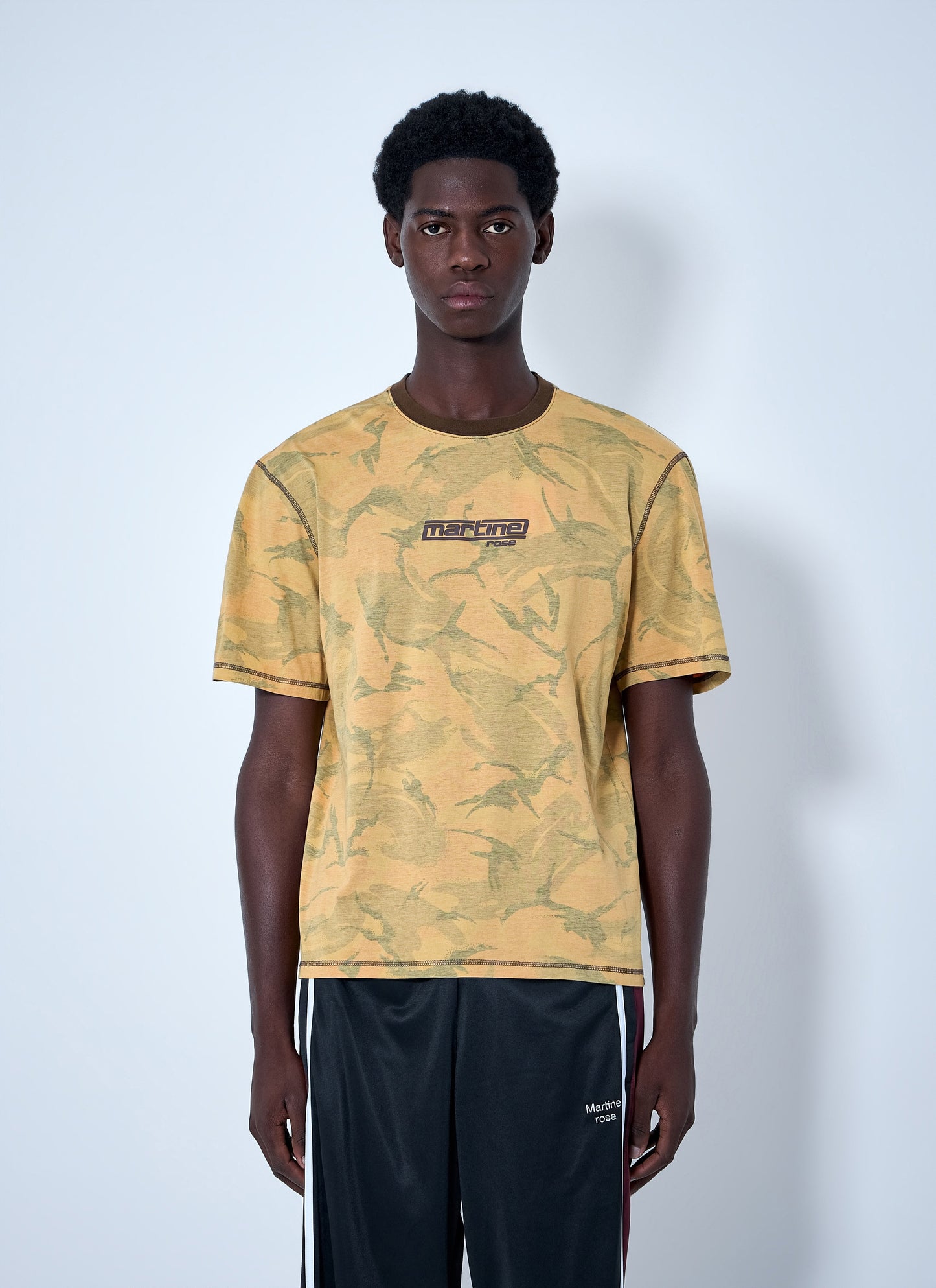 Martine Rose Men Printed Cotton Jersey T-Shirt MARTINE ROSE