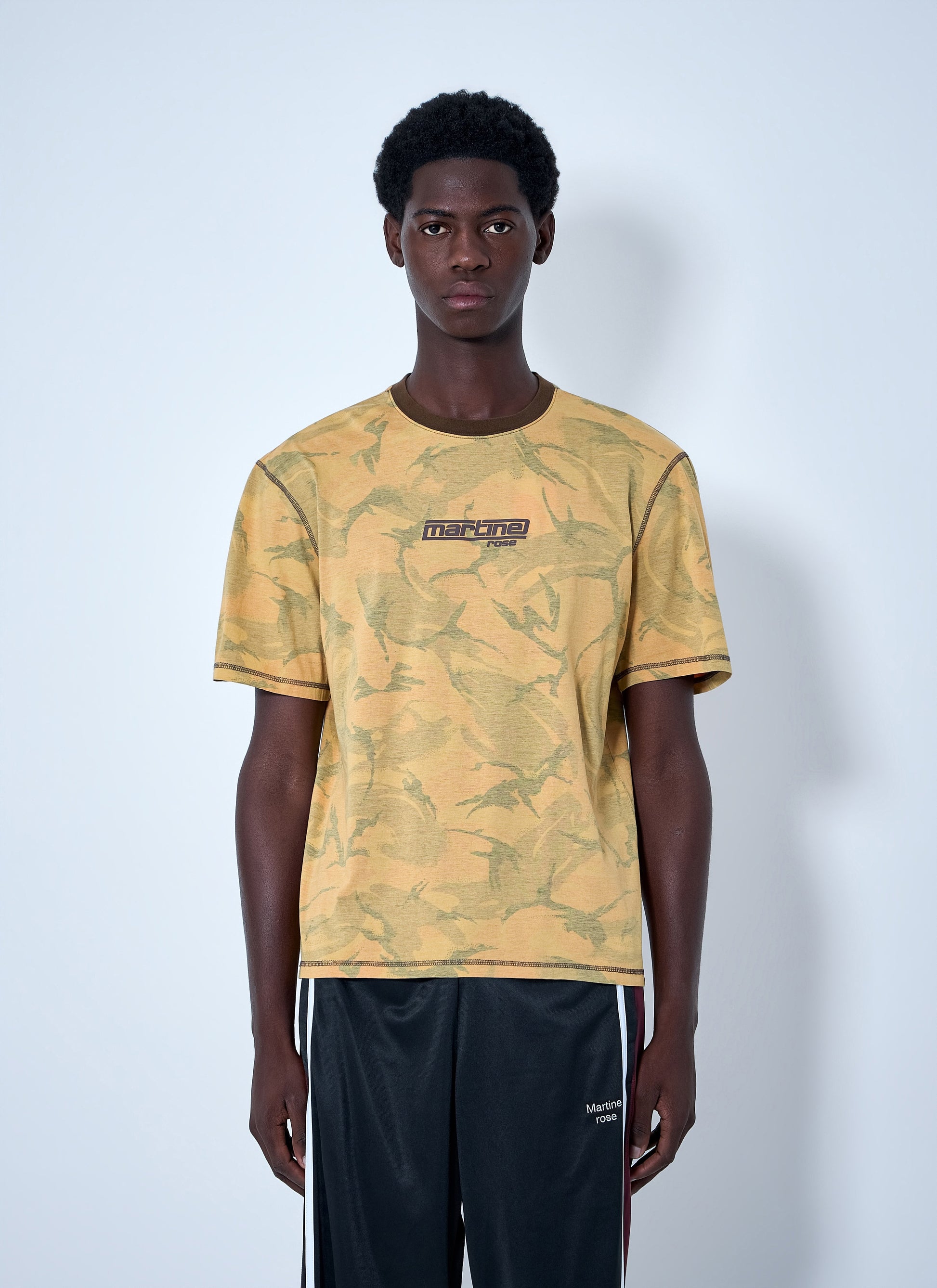 Martine Rose Men Printed Cotton Jersey T-Shirt MARTINE ROSE