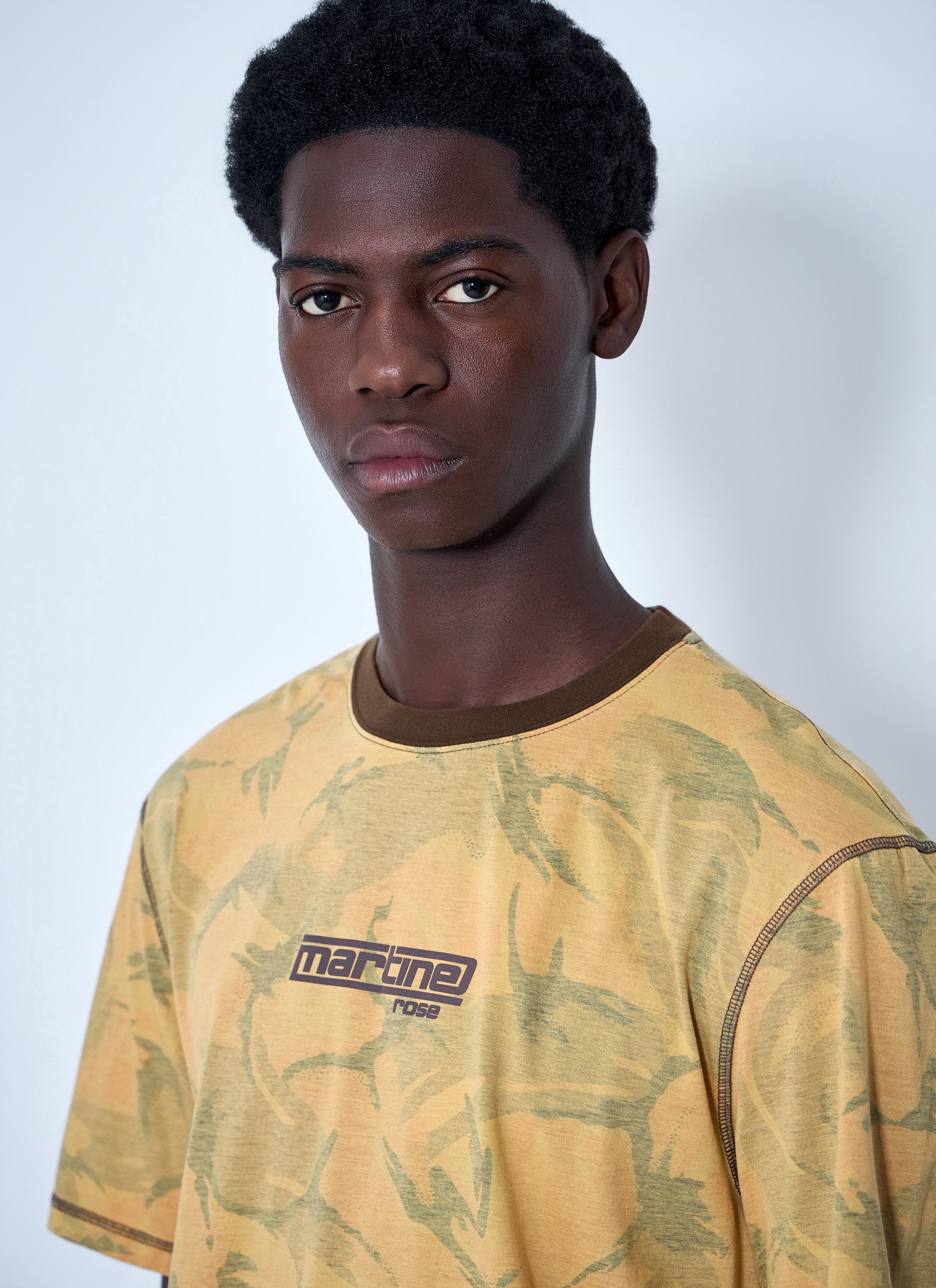 Martine Rose Men Printed Cotton Jersey T-Shirt MARTINE ROSE