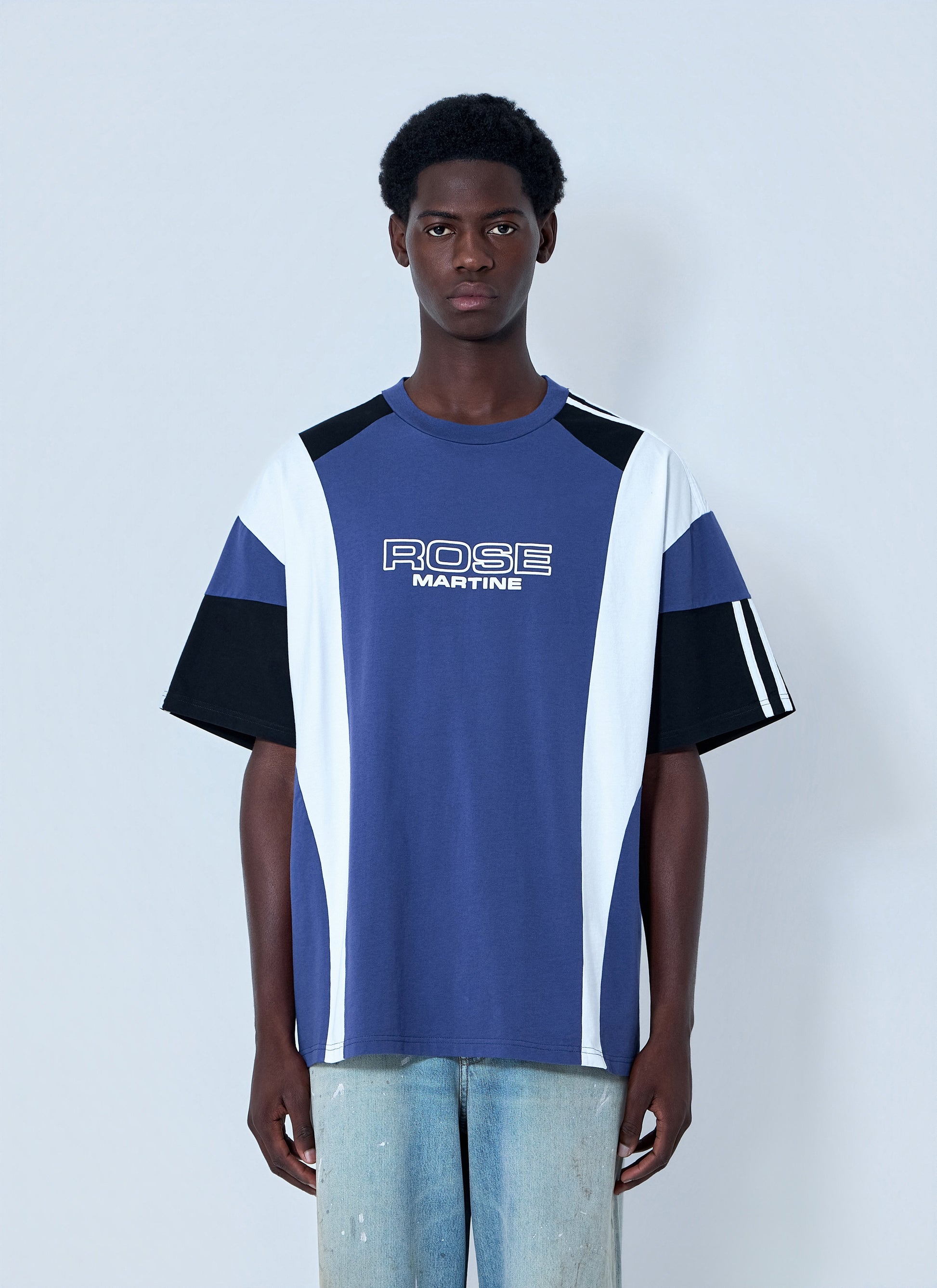 Martine Rose Men Graphic Panel T-Shirt MARTINE ROSE